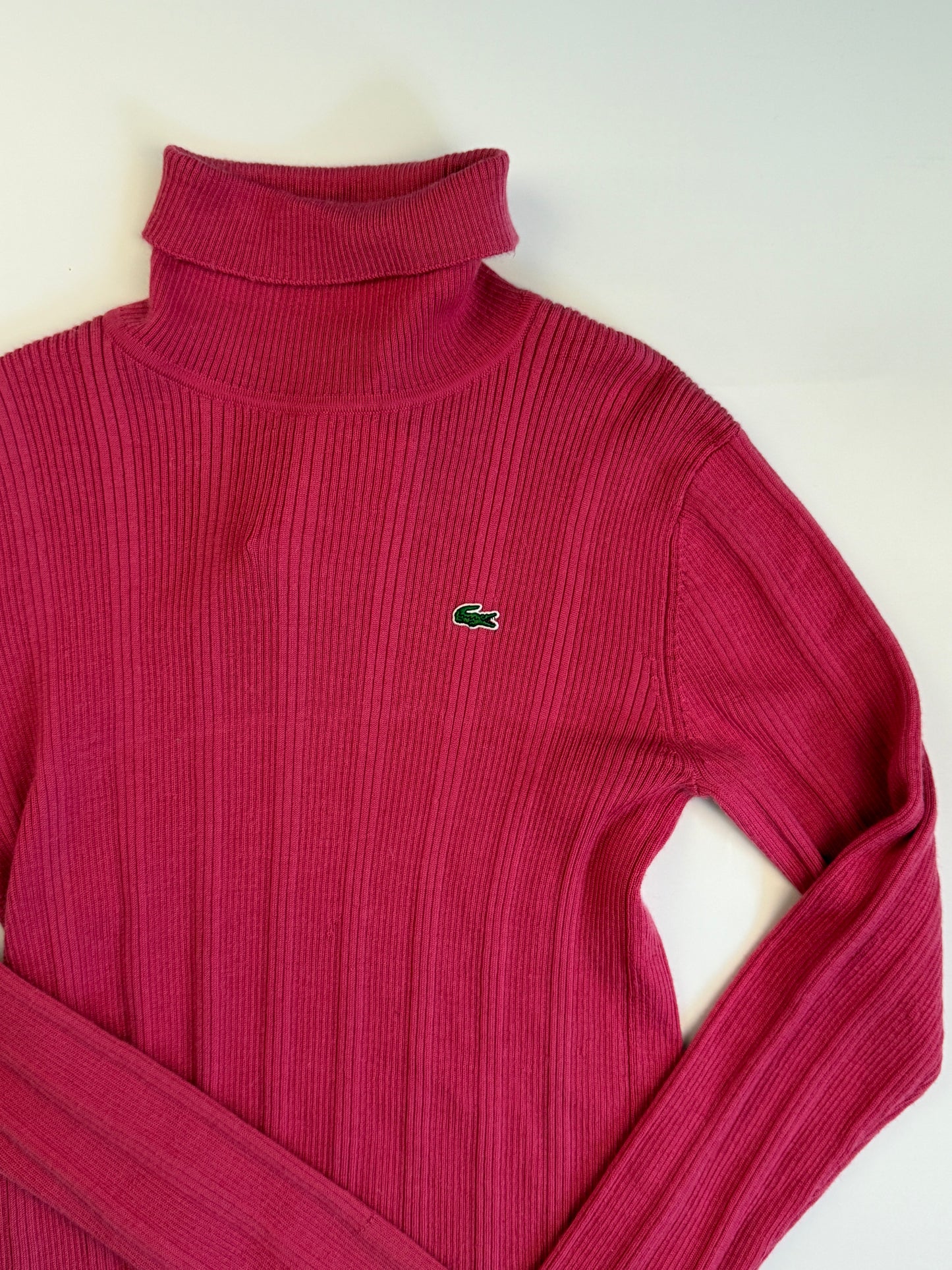 LACOSTE WOOL KNIT SWEATER (M)