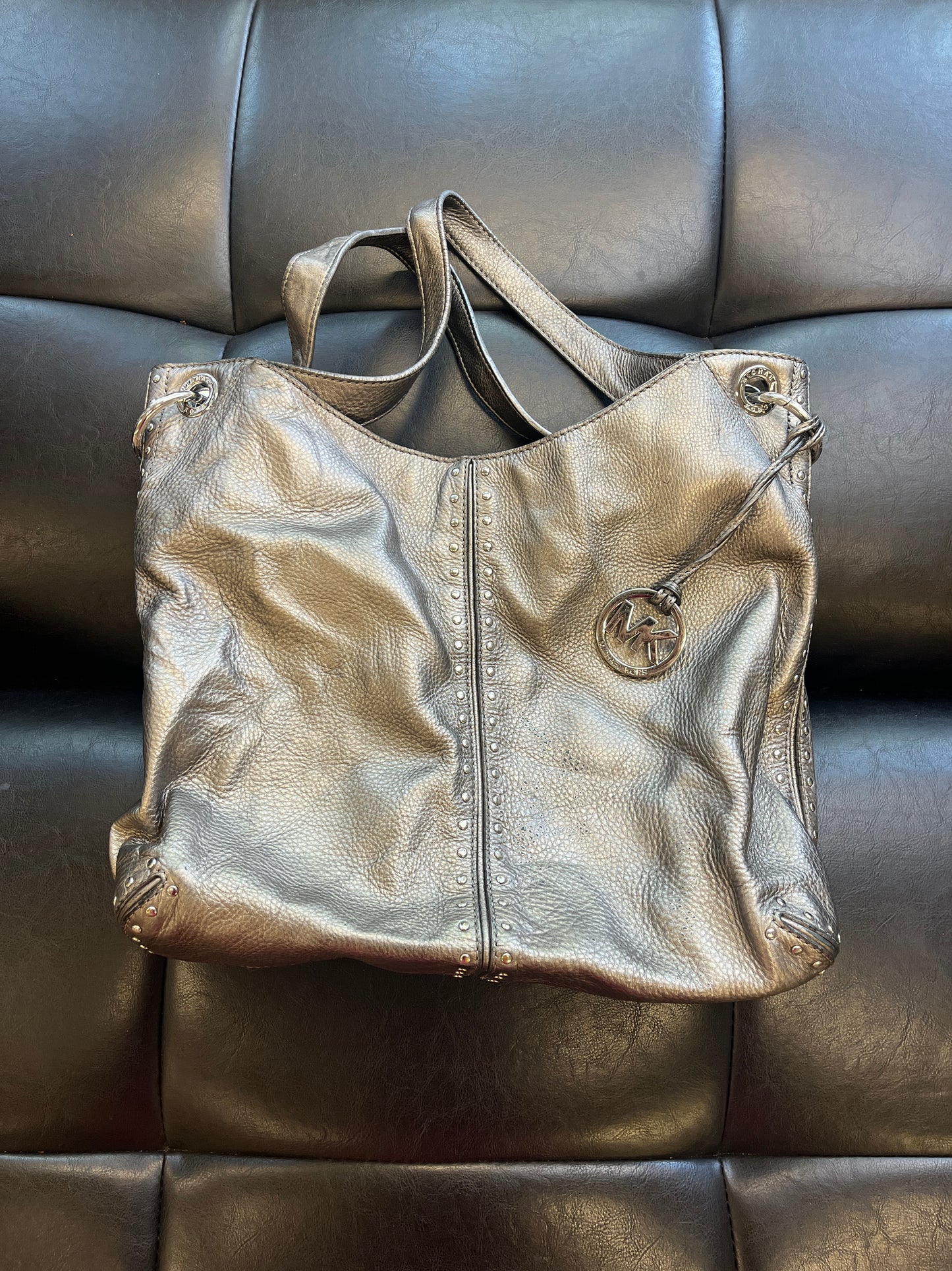 MICHAEL KORS SILVER BAG