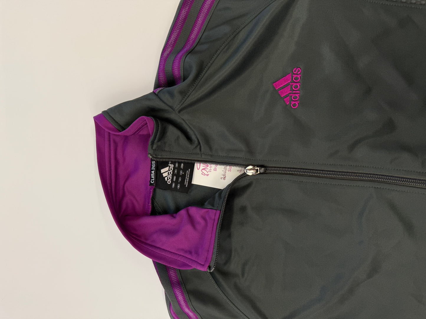 ADIDAS SHORTSLEEVE ZIPPER 2000s (M)