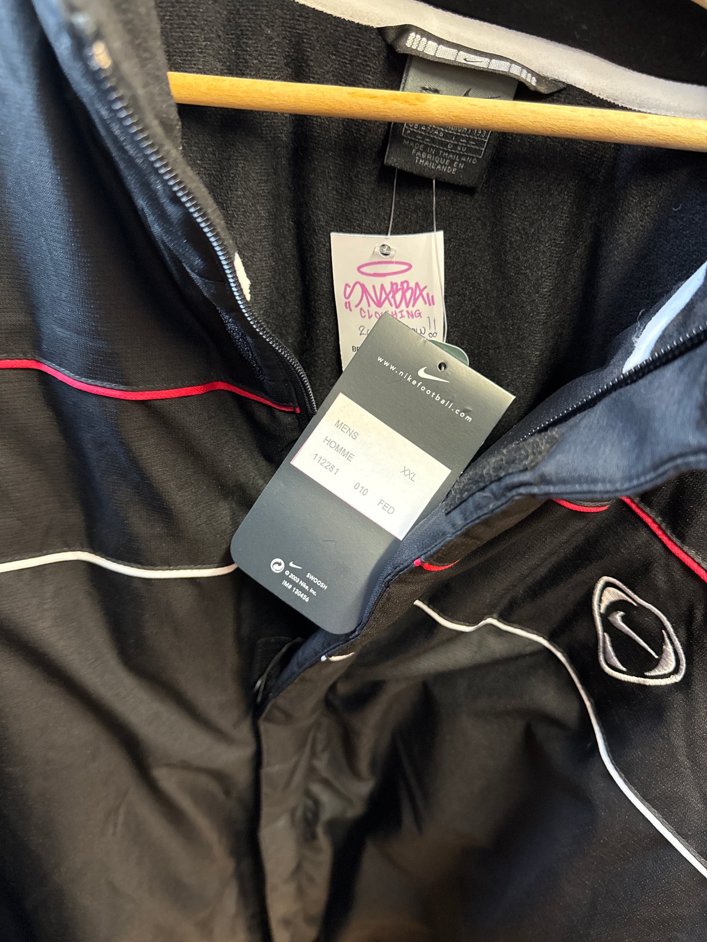 NIKE JACKET WITH TAG DEADSTOCK 2000s (XXL)