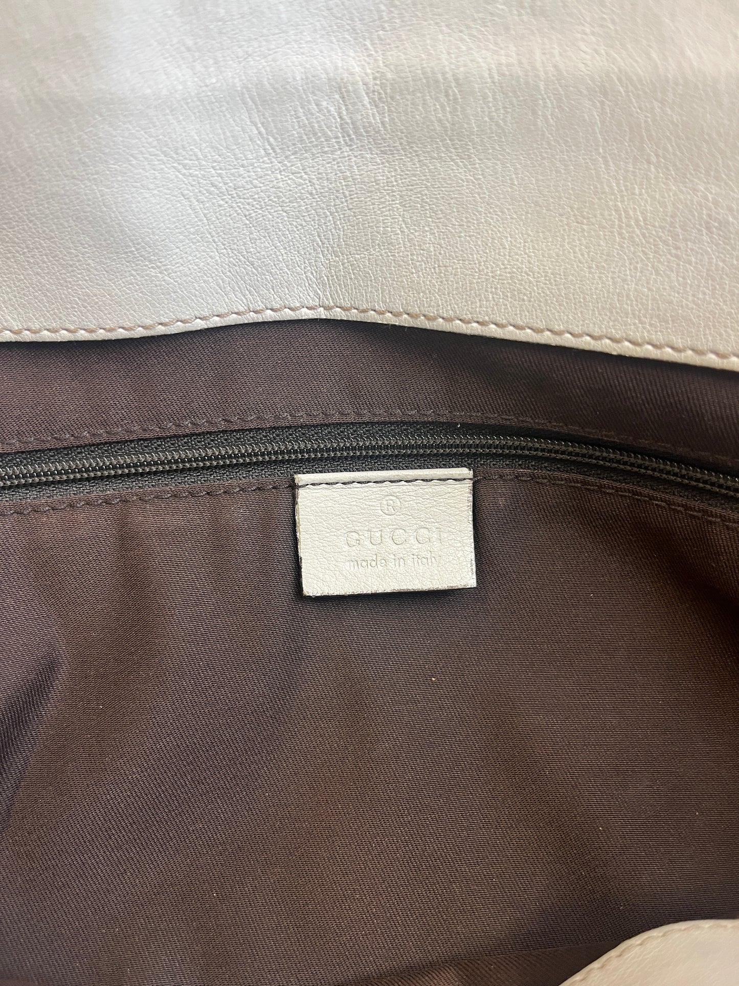 GUCCI MONOGRAM D-RING HOBO BAG