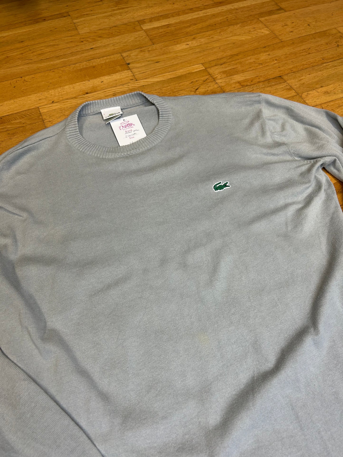 LACOSTE KNIT SWEATER 1980/90s (XL)