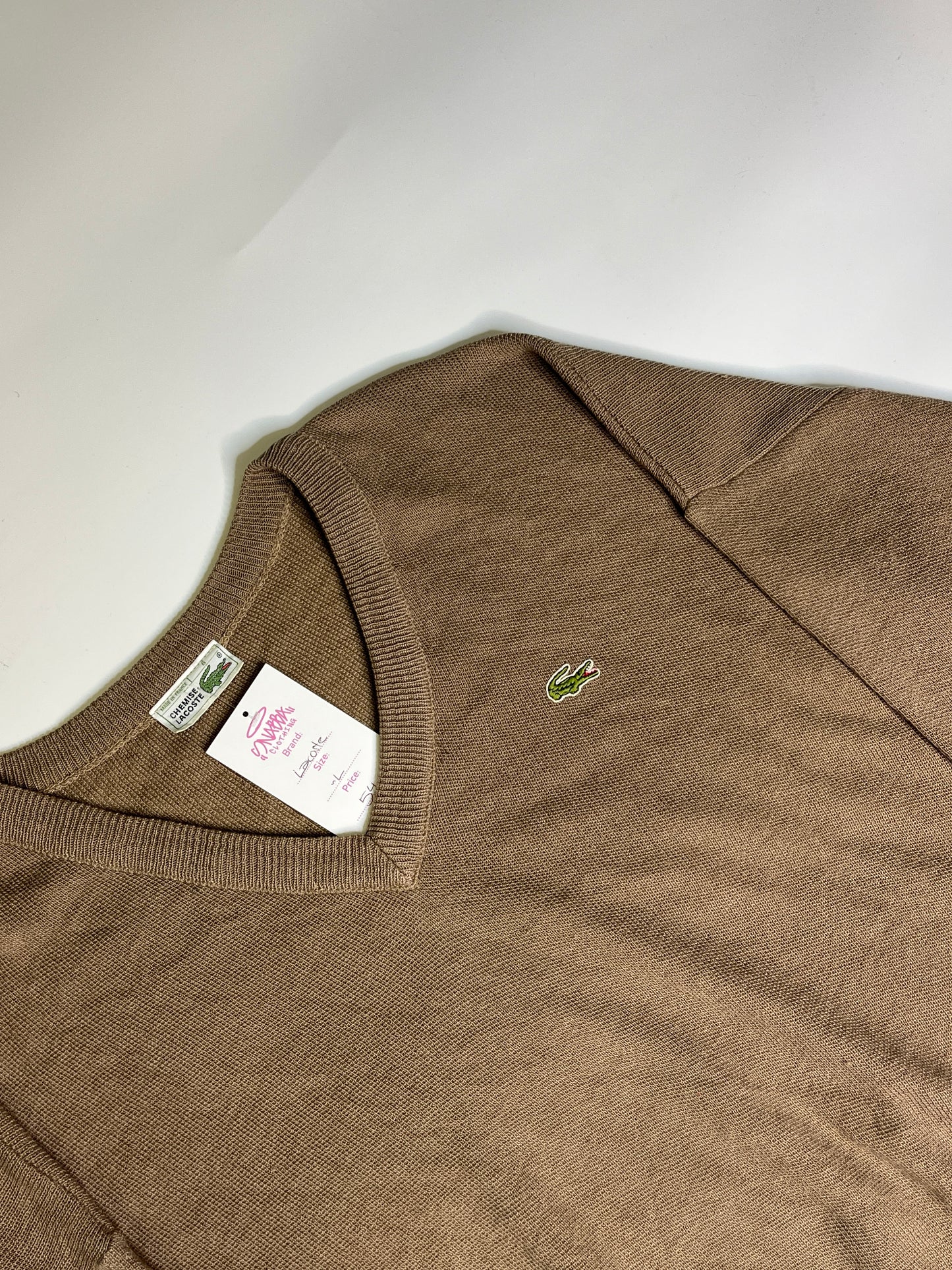 LACOSTE KNIT SWEATER (~L)