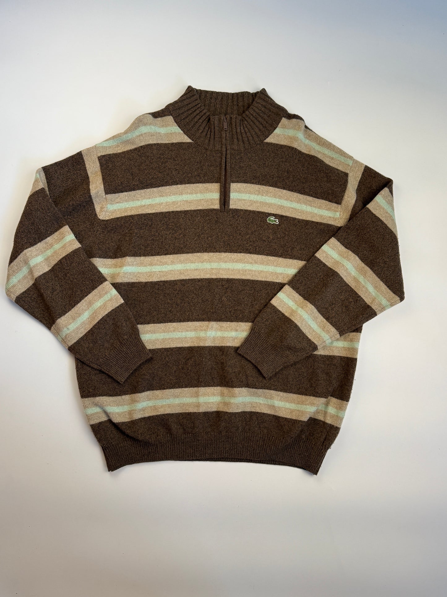 LACOSTE WOOL KNIT SWEATER (XL)