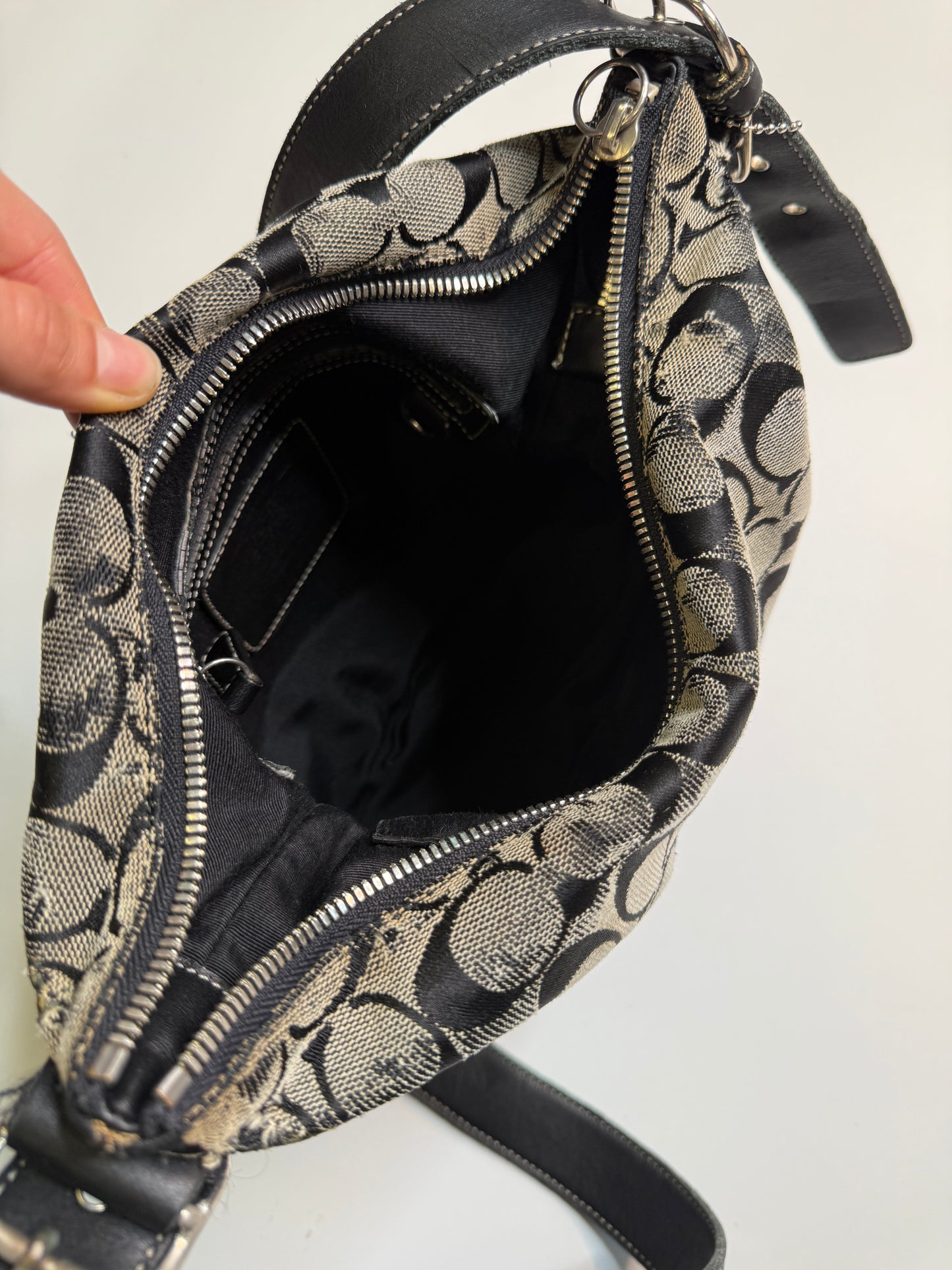 COACH CROSSBODY/MESSENGER BAG WITH REAL LEATHER
