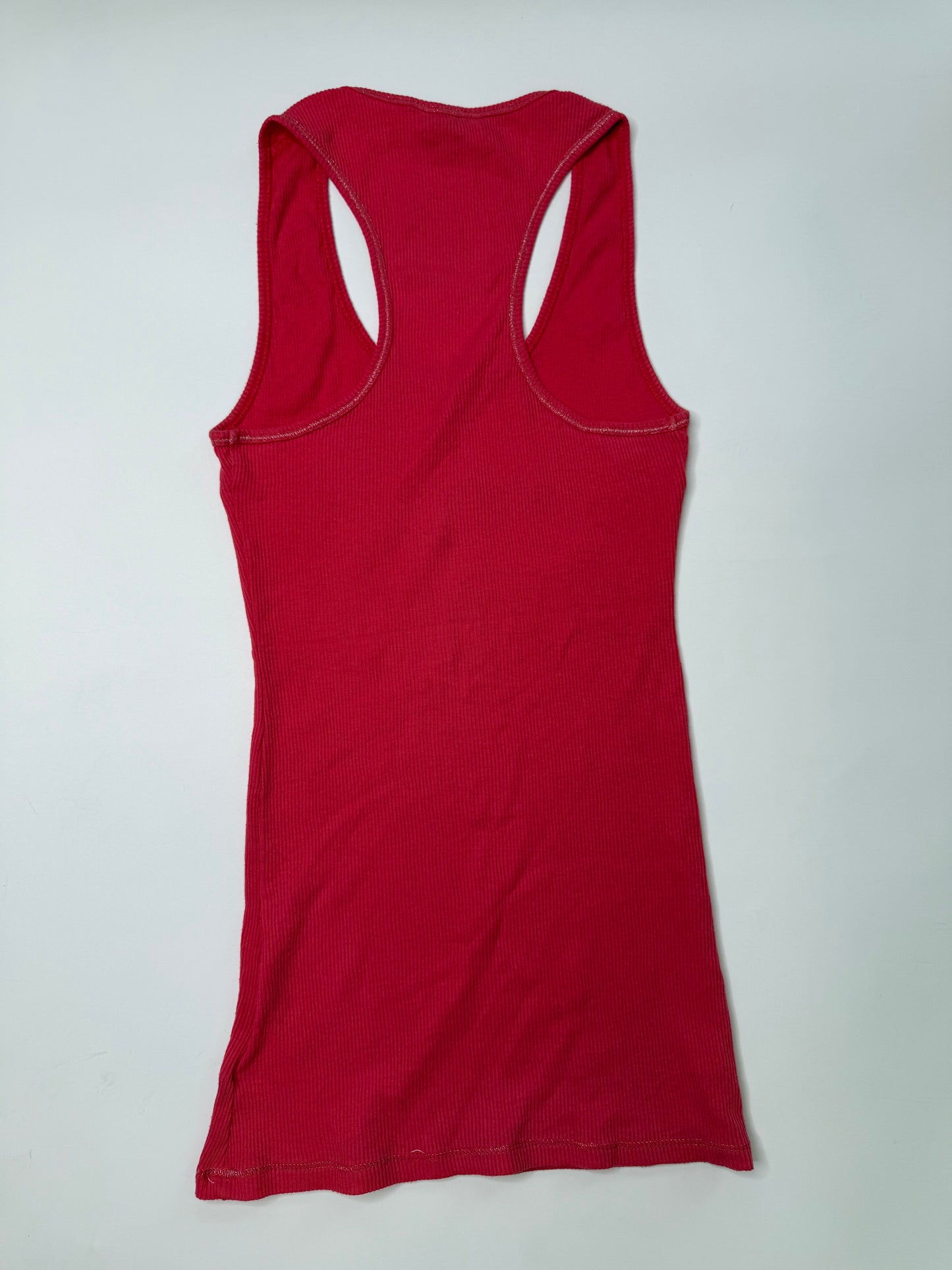 GUESS JEANS LOS ANGELES VINTAGE GLITTER TANK TOP (XS)
