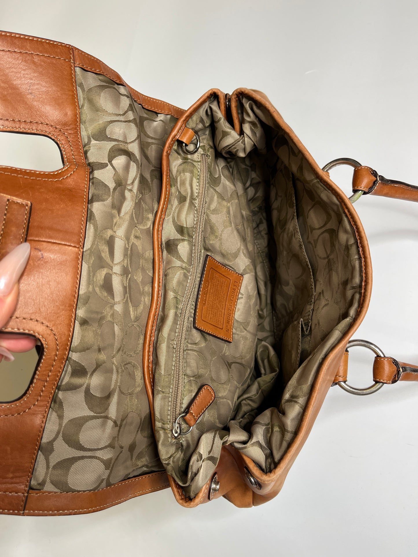 GENUINE LEATHER COACH PURSE