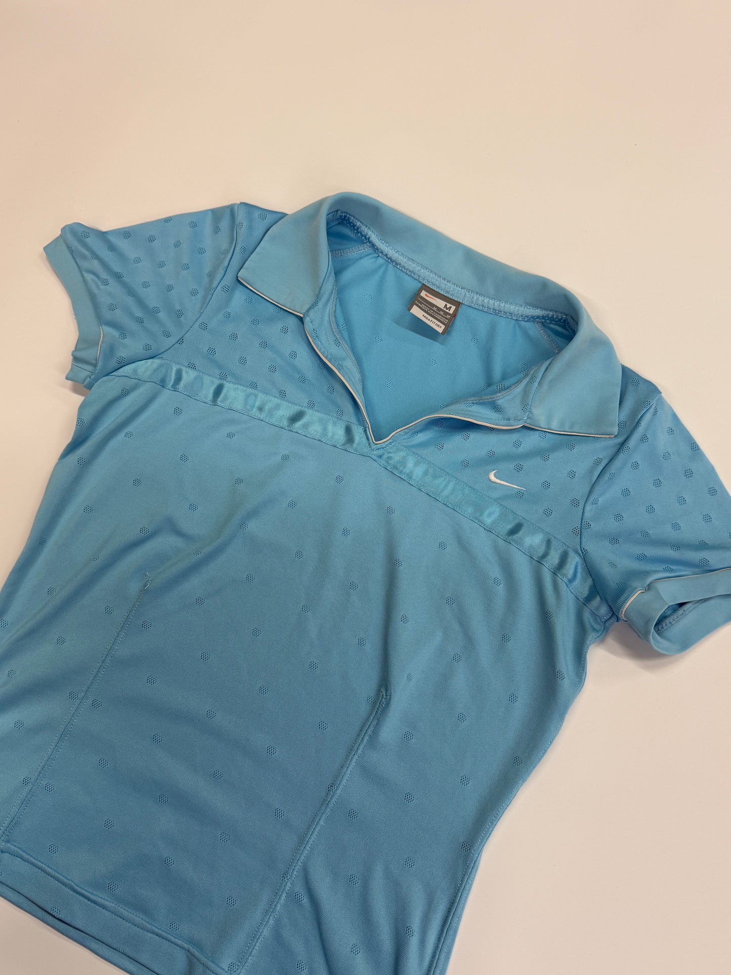 RARE NIKE 2000s DOTTED BABY TOP (M)