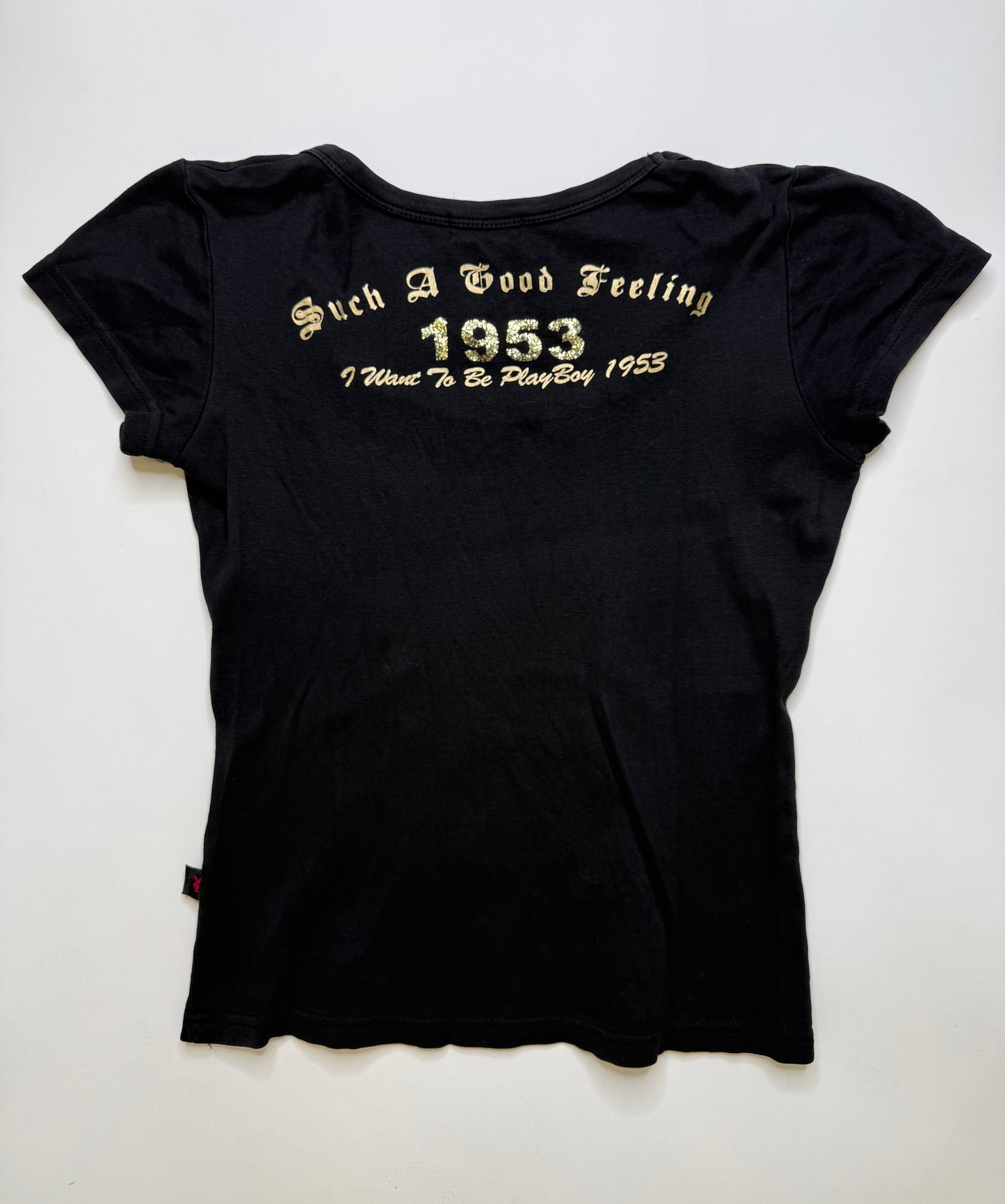 PLAYBOY GOTHIC LOGO TEE – BLACK (M-L)