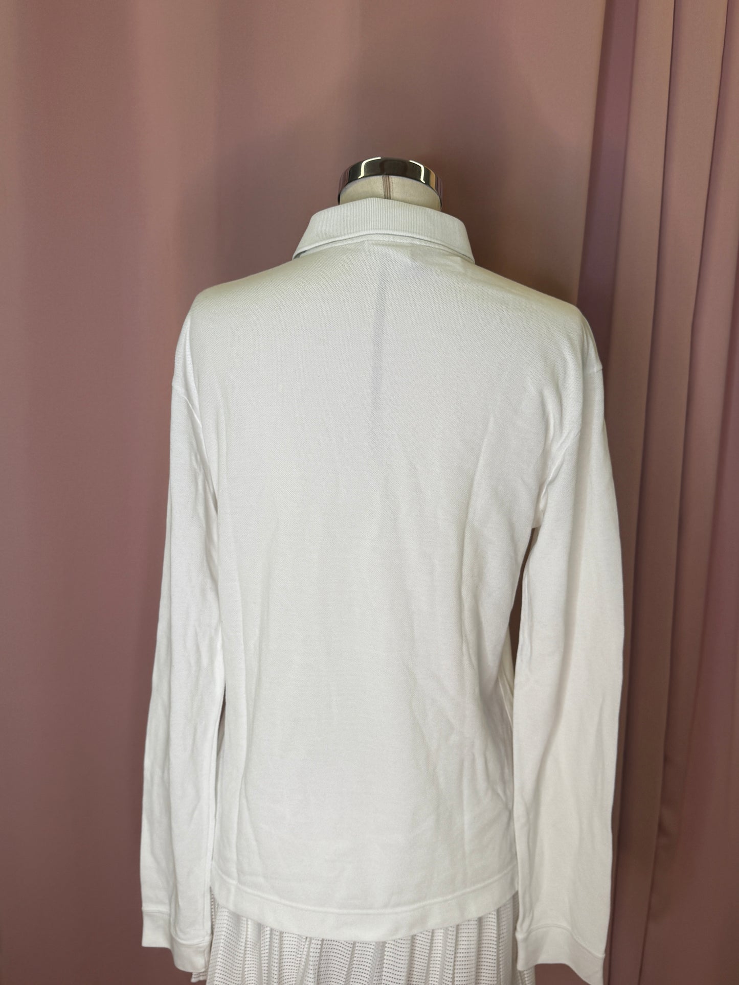 LACOSTE LONGSLEEVE WHITE (~M)