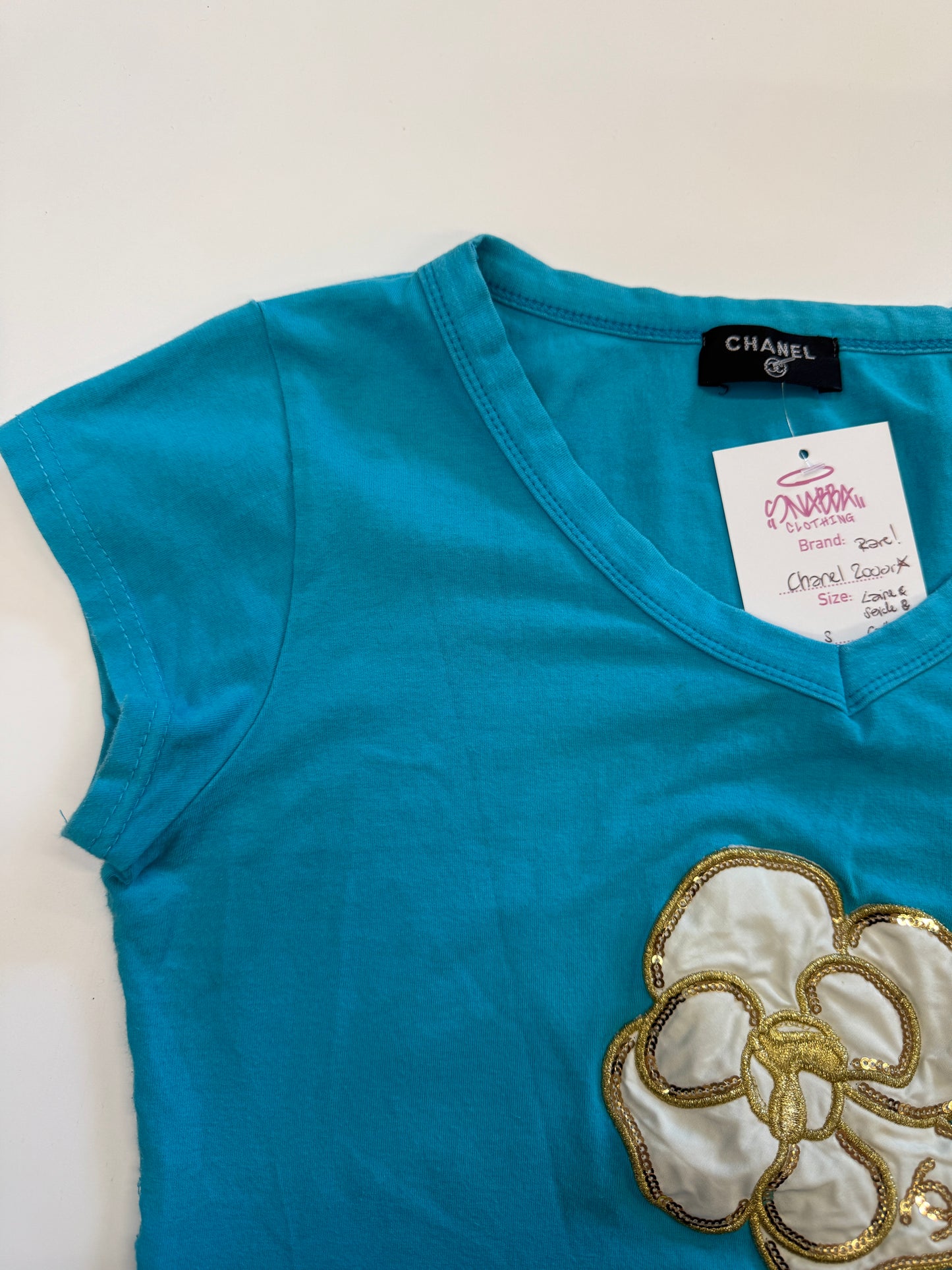 RARE CHANEL 2000s BABY TOP (S)