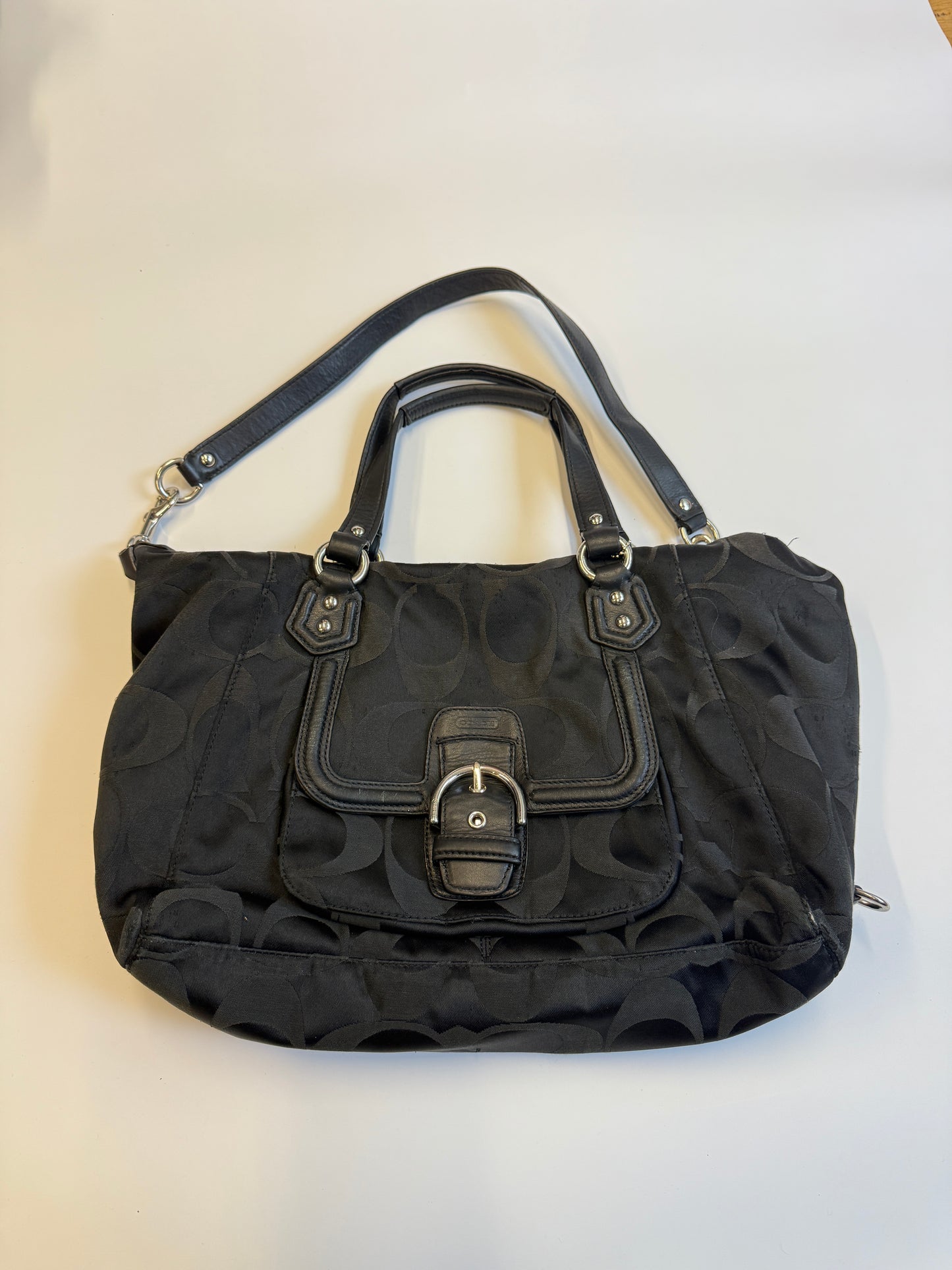 COACH MONOGRAM PURSE BLACK