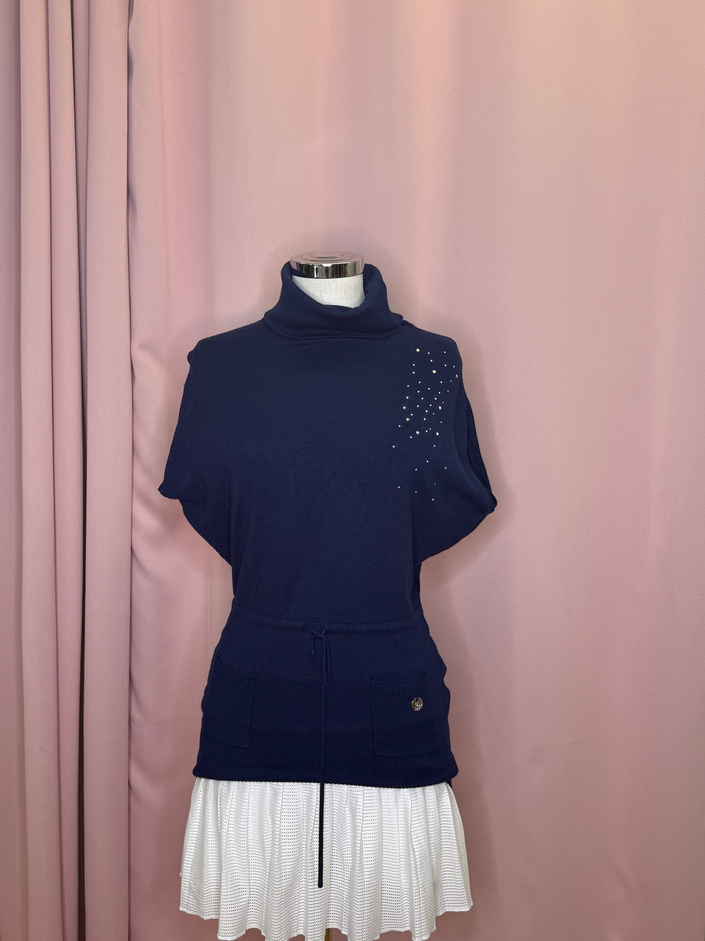 DEE VA RHINESTONE PONCHO (~M)