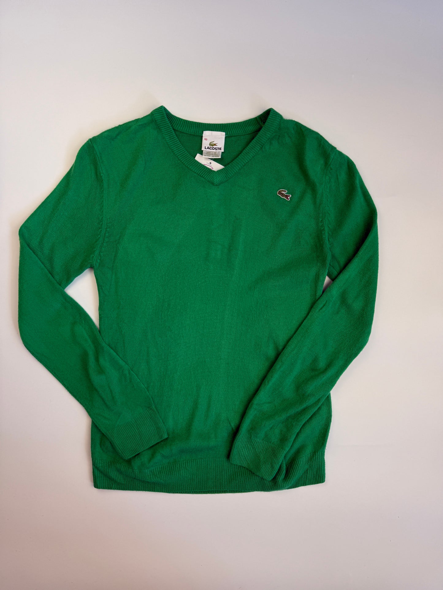 LACOSTE WOOL KNIT SWEATER (XS-S)