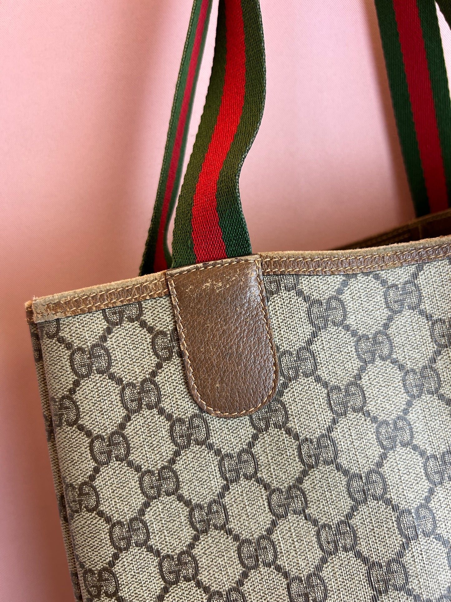 GUCCI MONOGRAM TOTE BAG