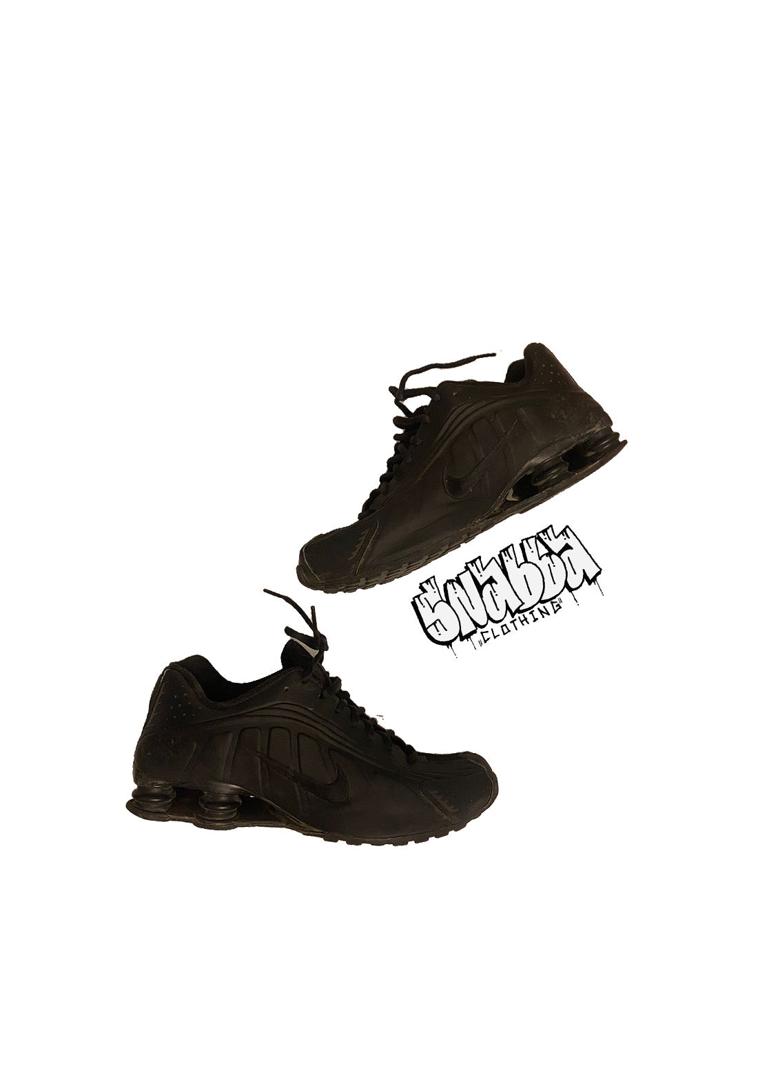 NIKE SHOX R4 TRIPPLE BLACK (44)