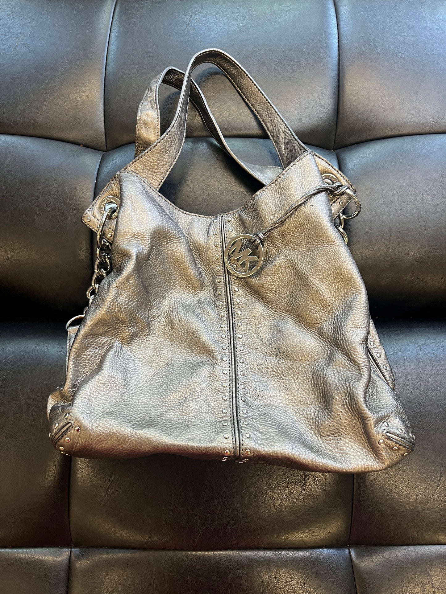 MICHAEL KORS SILVER BAG