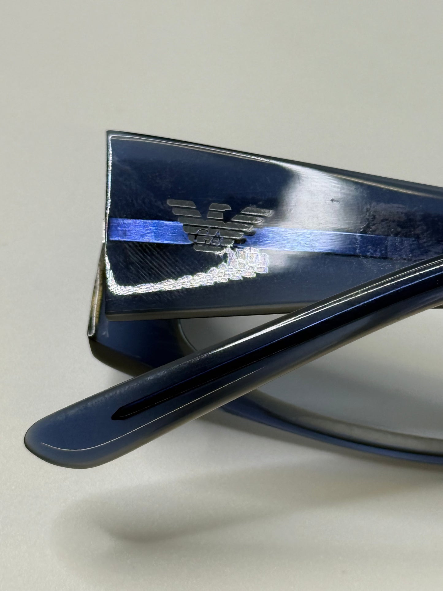 EMPORIO ARMANI VINTAGE NAVY BLUE EYEGLASSES