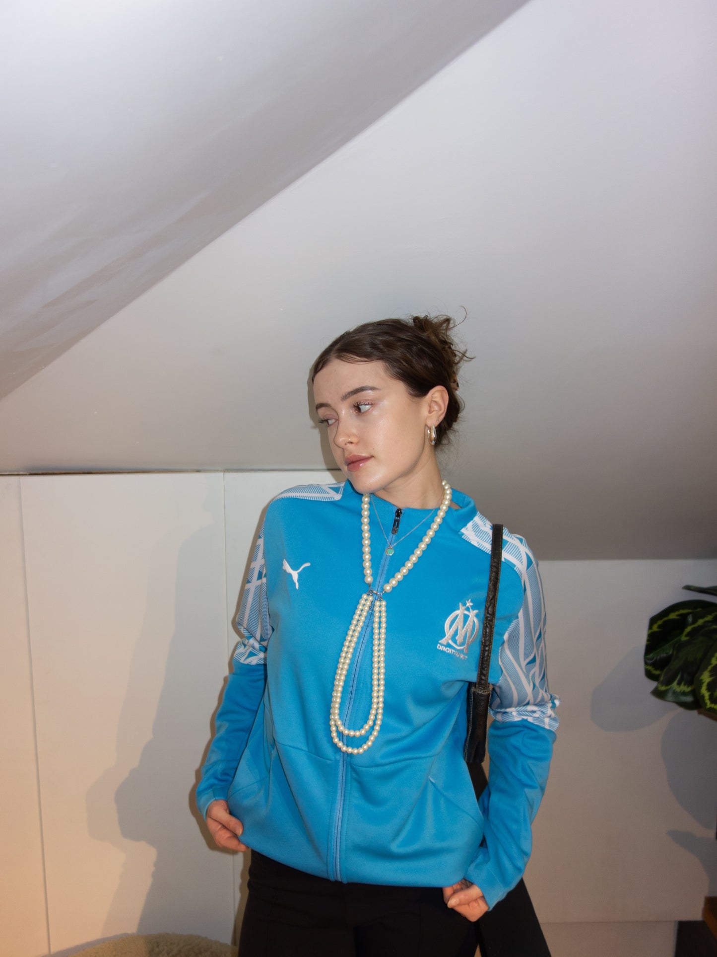 OLYMPIQUE MARSEILLE PUMA ZIPPER (M)
