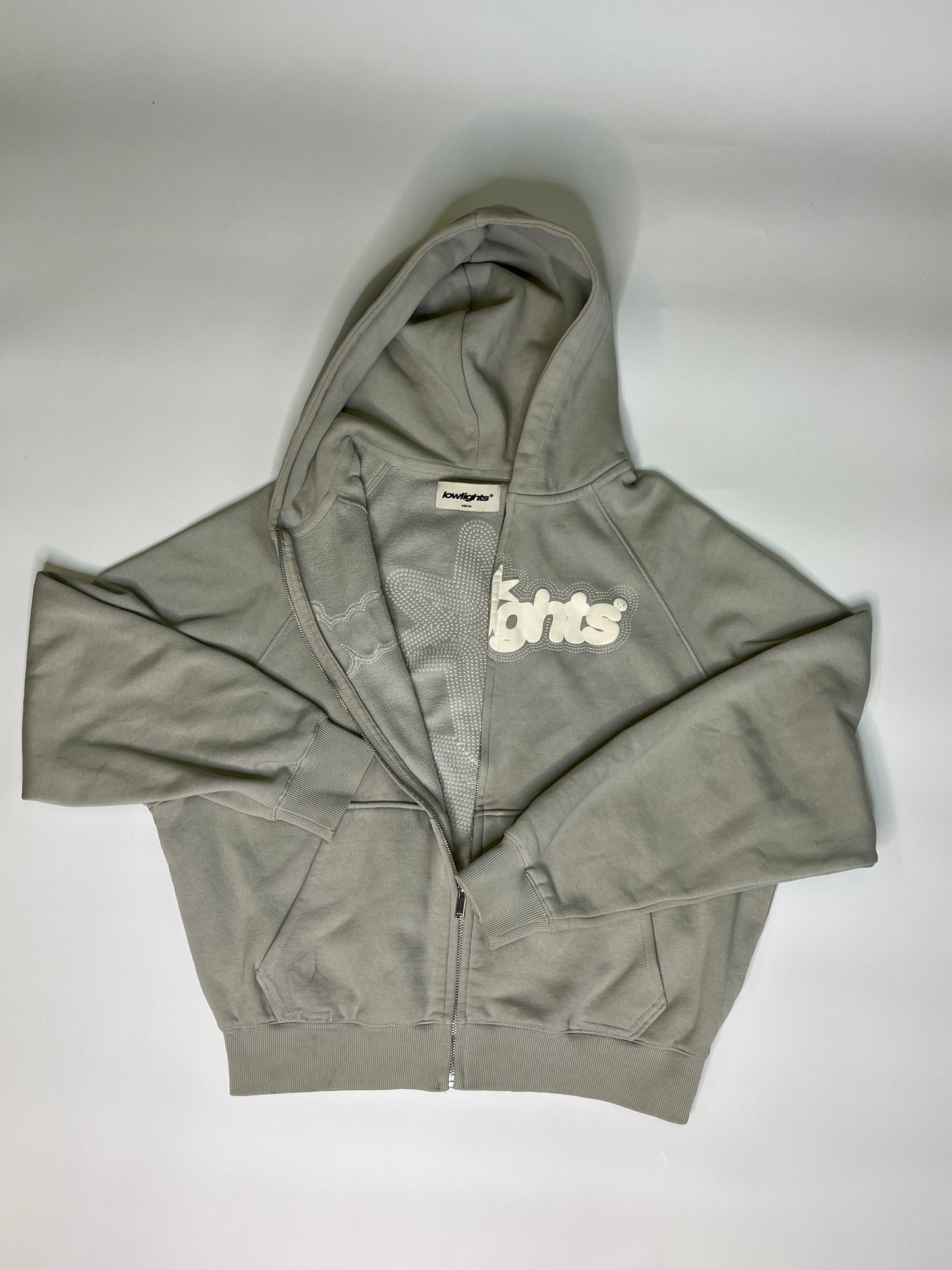 LOW LIGHTS ZIP UP HOODIE (M)