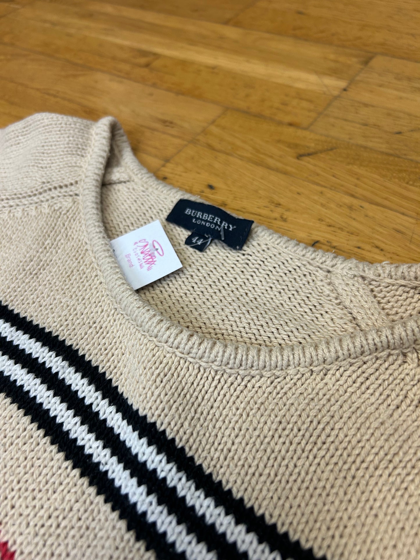 BURBERRY KNIT SWEATER (wmns M)