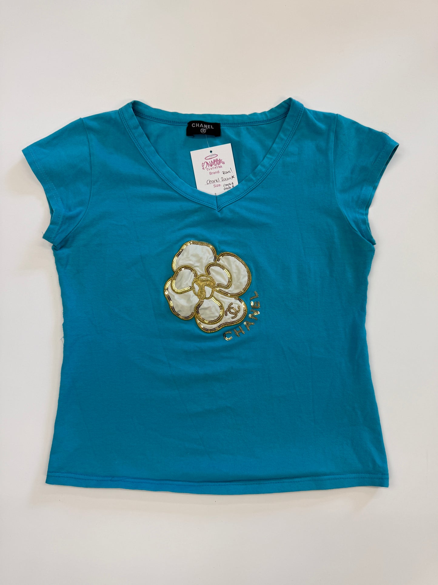 RARE CHANEL 2000s BABY TOP (S)