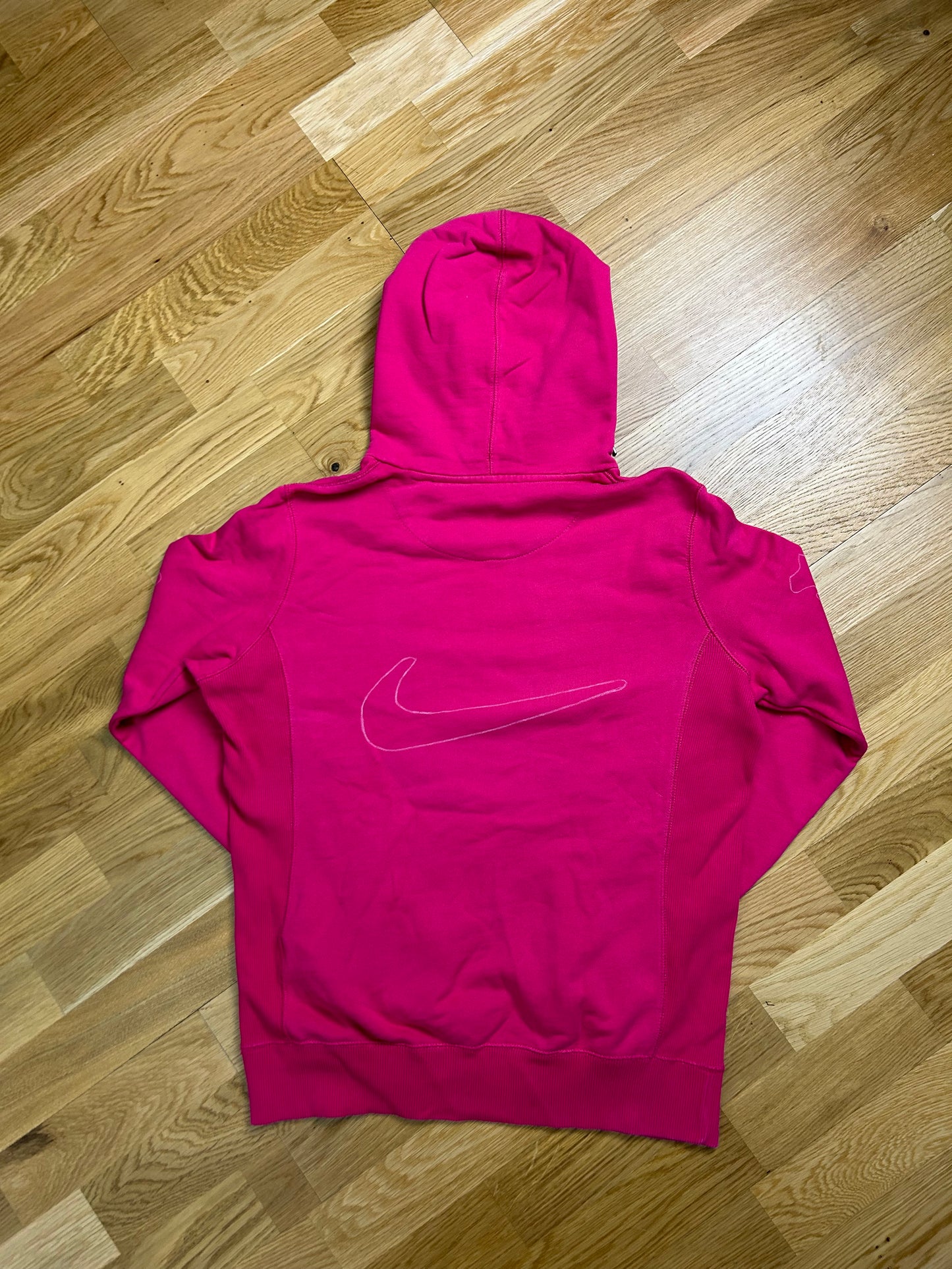 RARE! PINK NIKE SCELETON HOODIE (S)