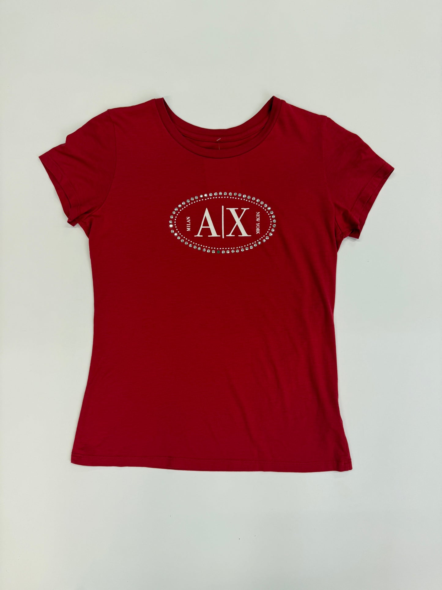 ARMANI EXCHANGE RHINESTONE SHIRT (M)