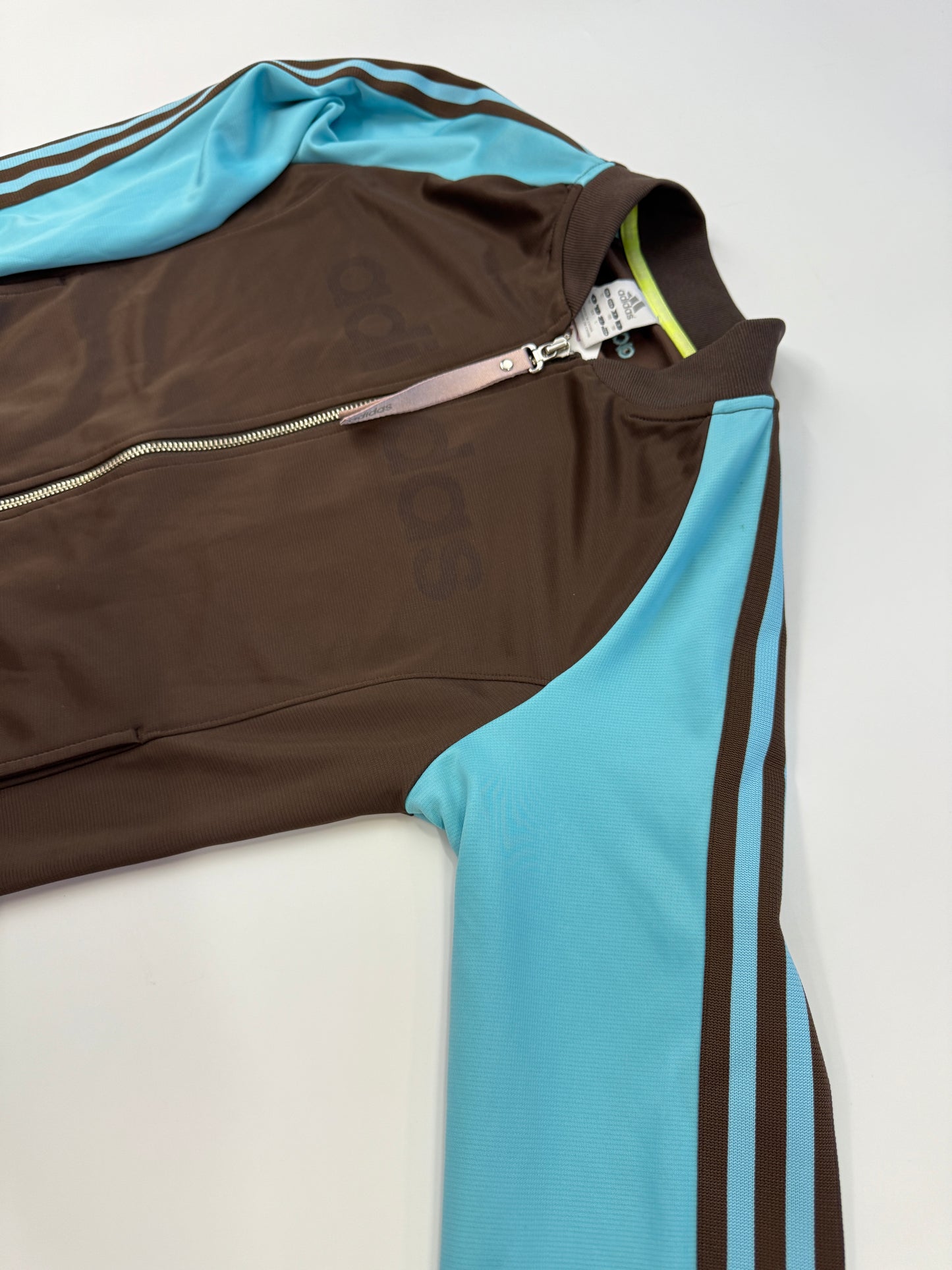 ADIDAS ZIPPER 2000s BLACK/BLUE (M)
