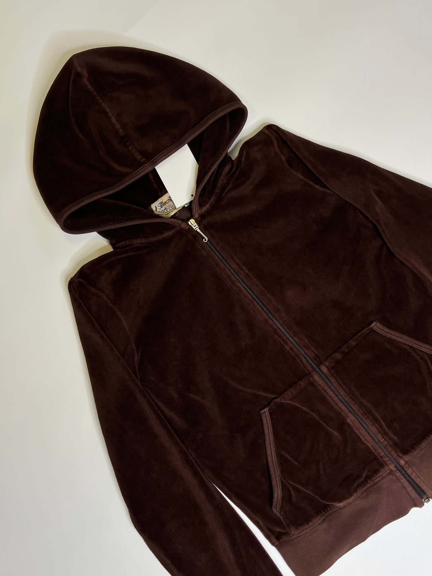 JUICY COUTURE ZIPPER BROWN 2000s (M)