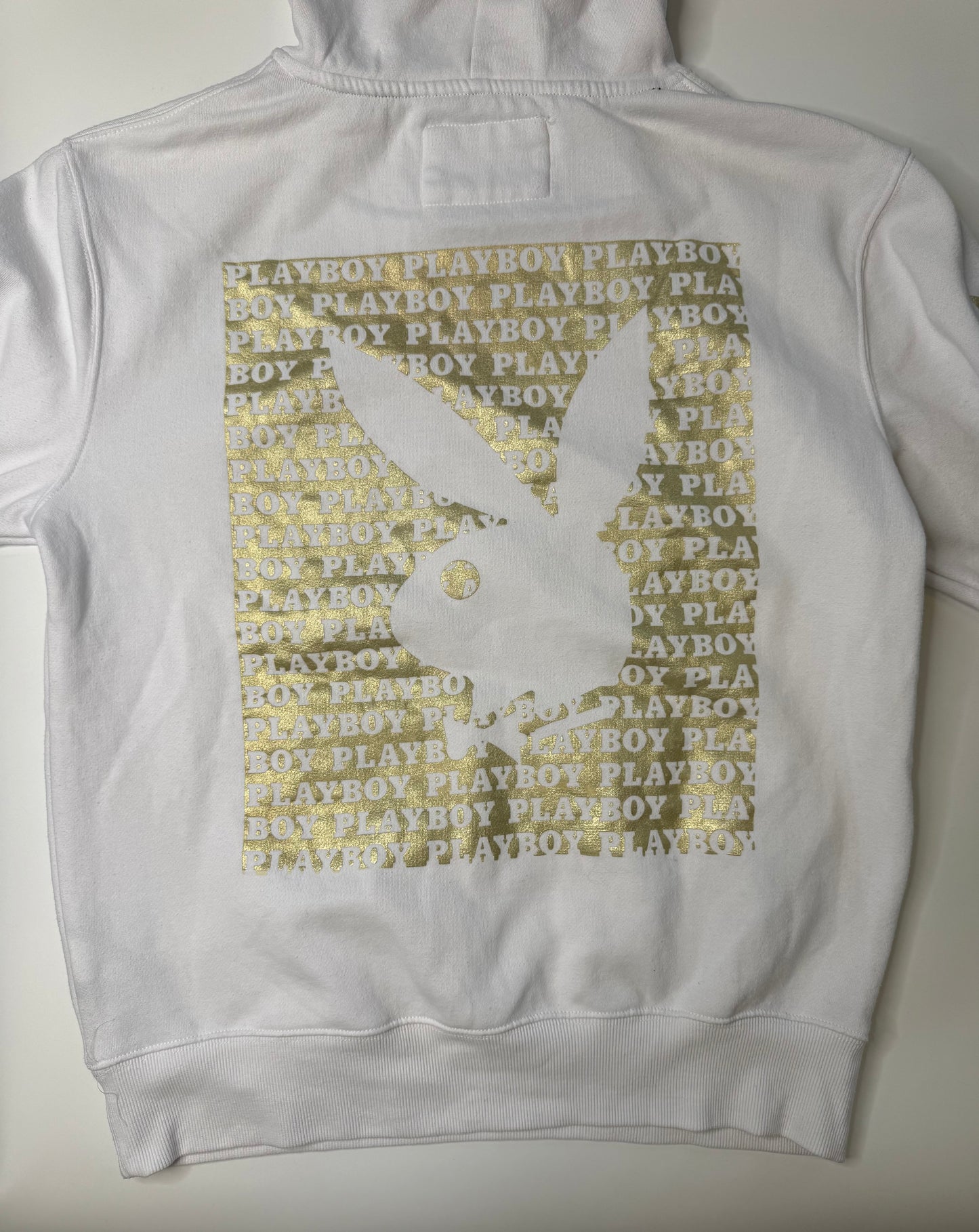 PLAYBOY VINTAGE GOLD FOIL LOGO HOODIE