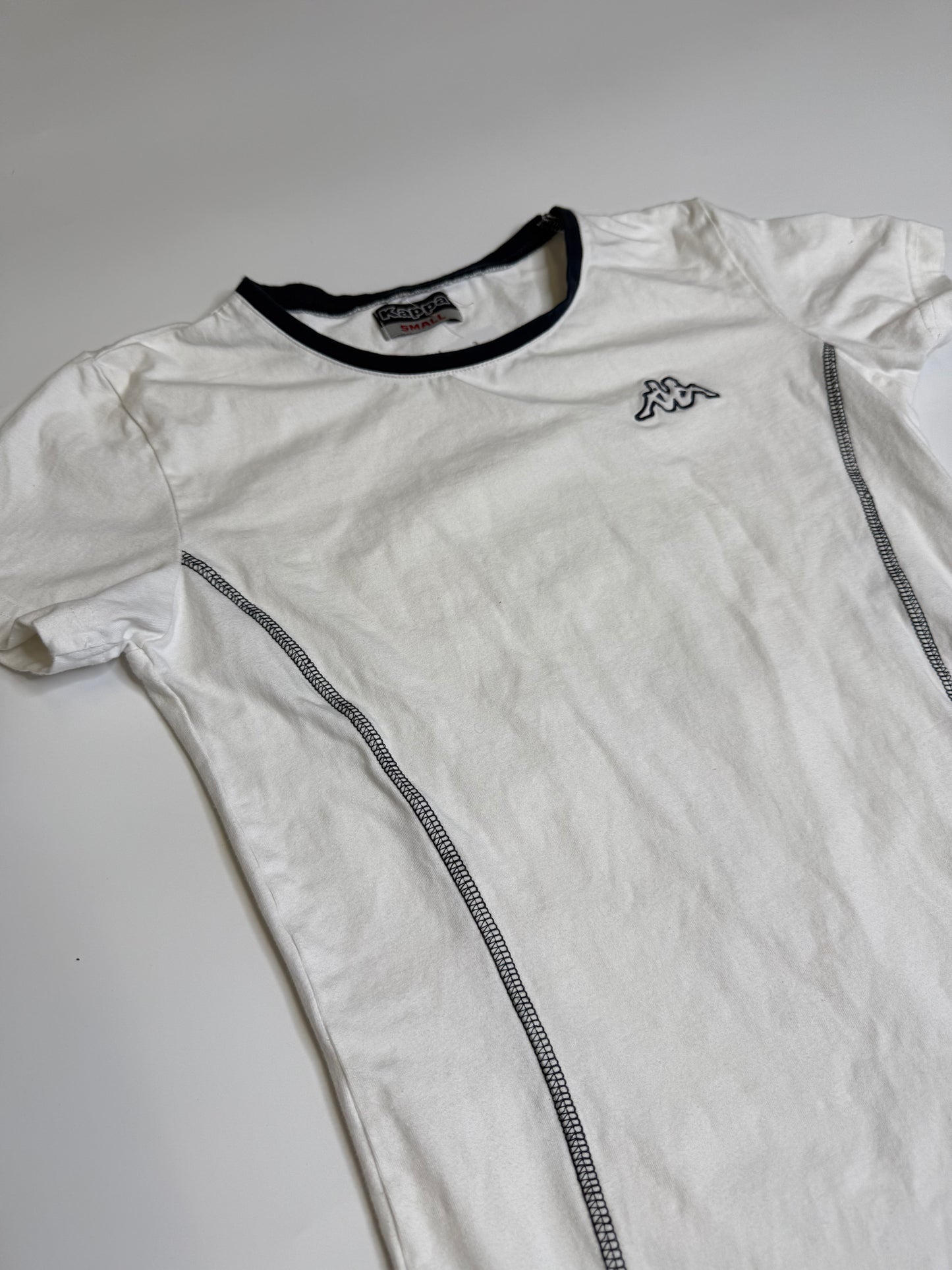 VINTAGE BLUE BURBERRY SIGNATURE POLO (L)