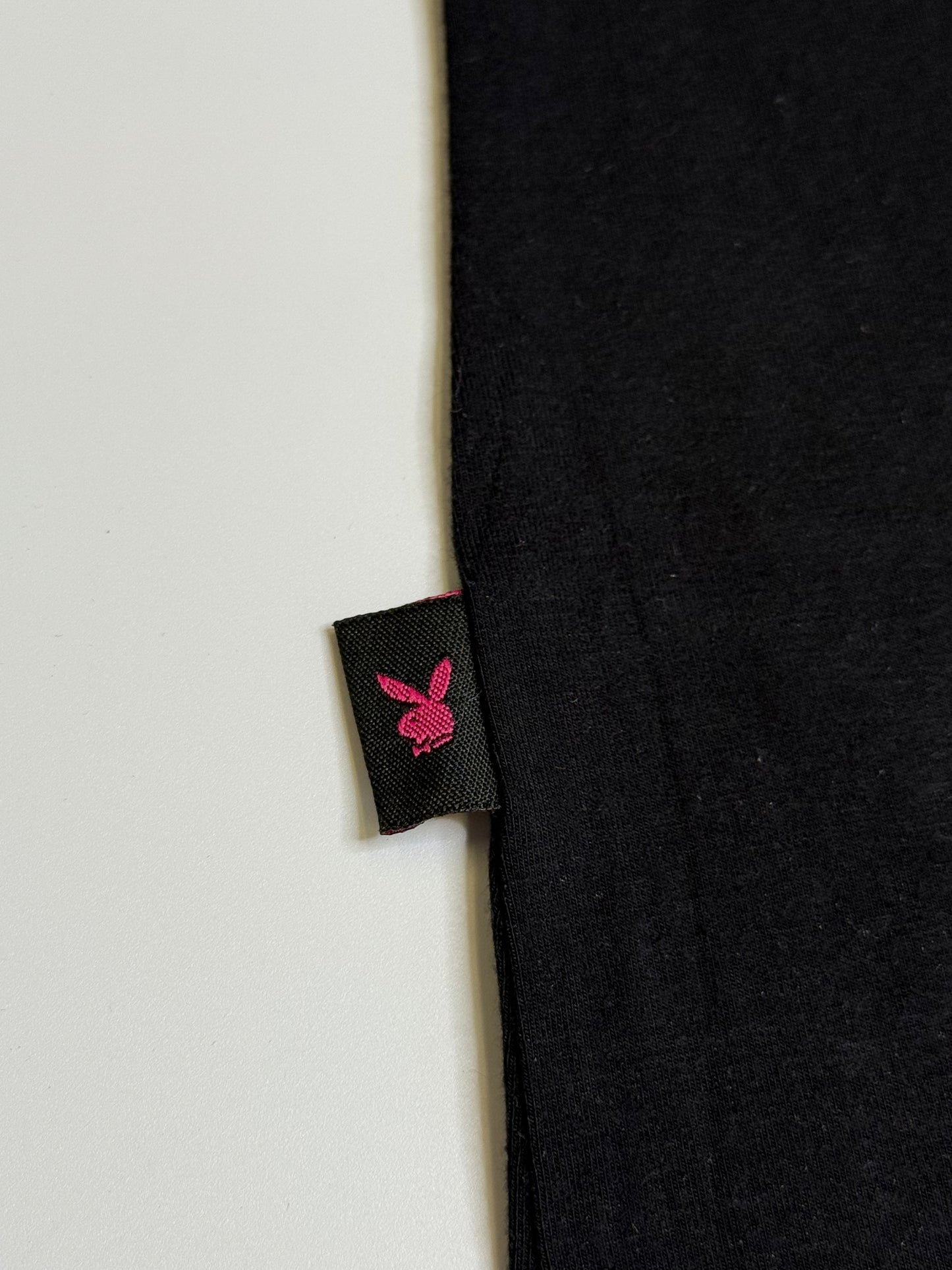VINTAGE BLACK PLAYBOY SHIRT (-S/M)
