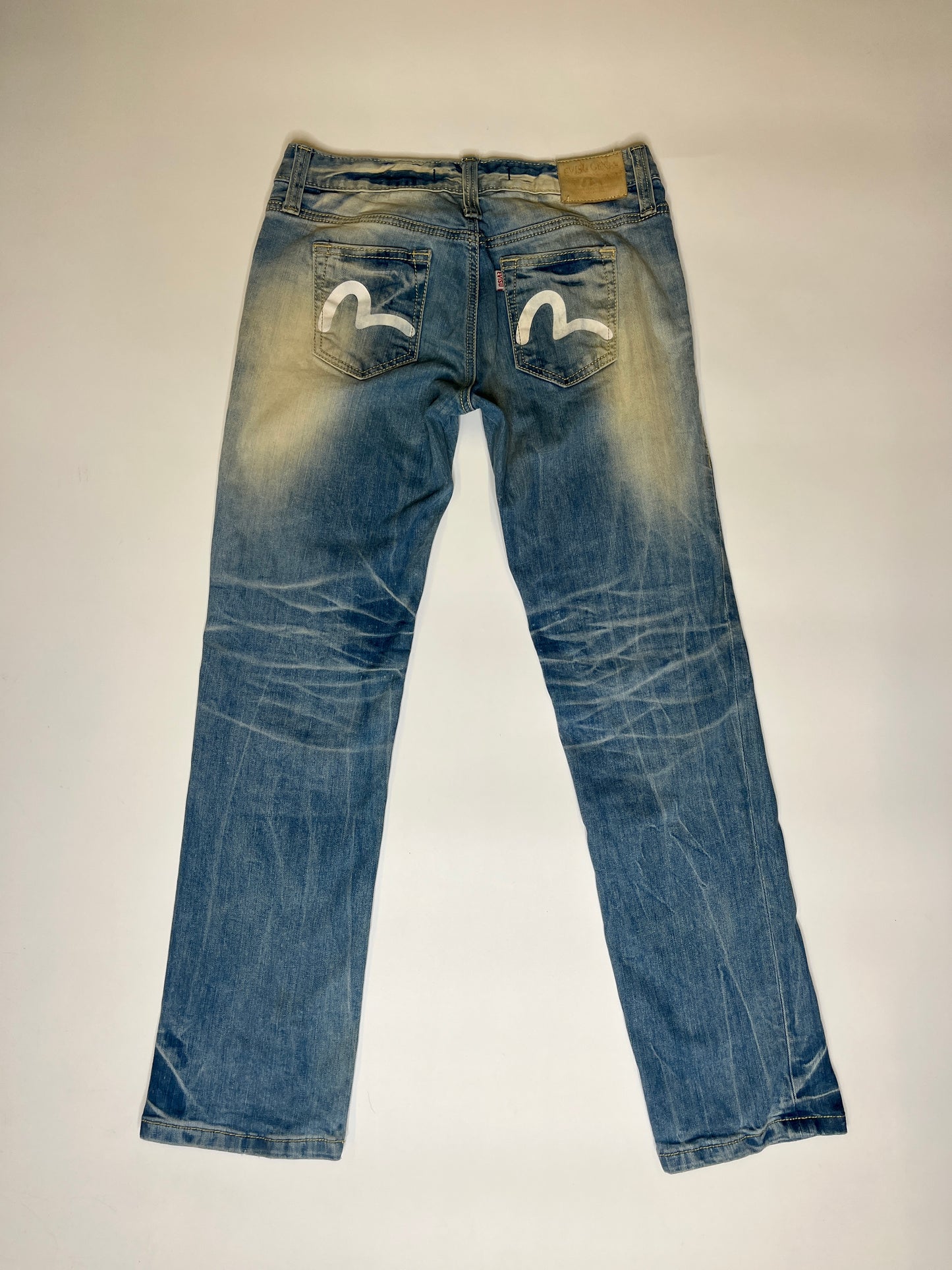 EVISU STRAIGHT LEG JEANS (29)