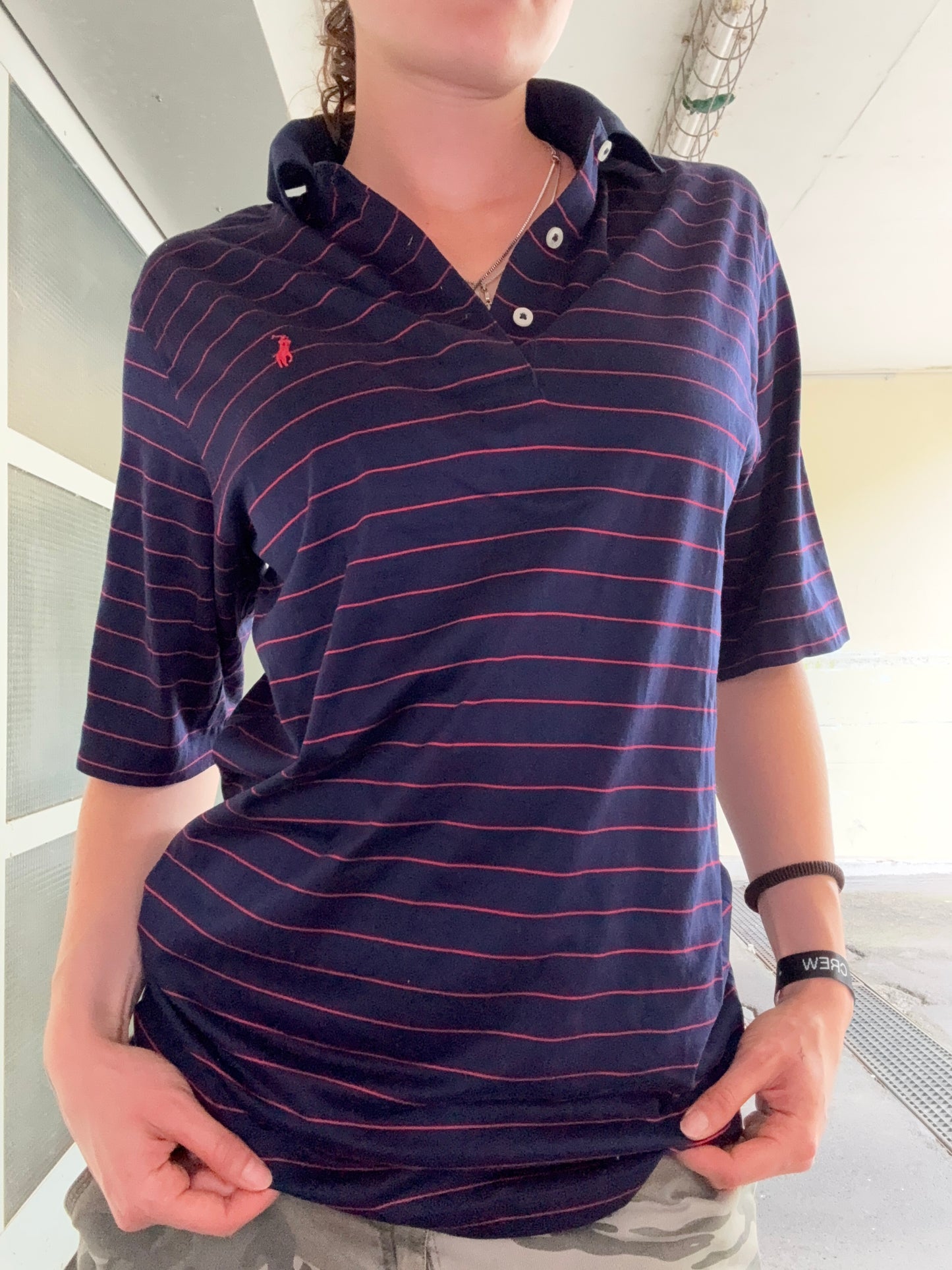 VINTAGE POLO RAPLH LAUREN POLOSHIRT (M/L)