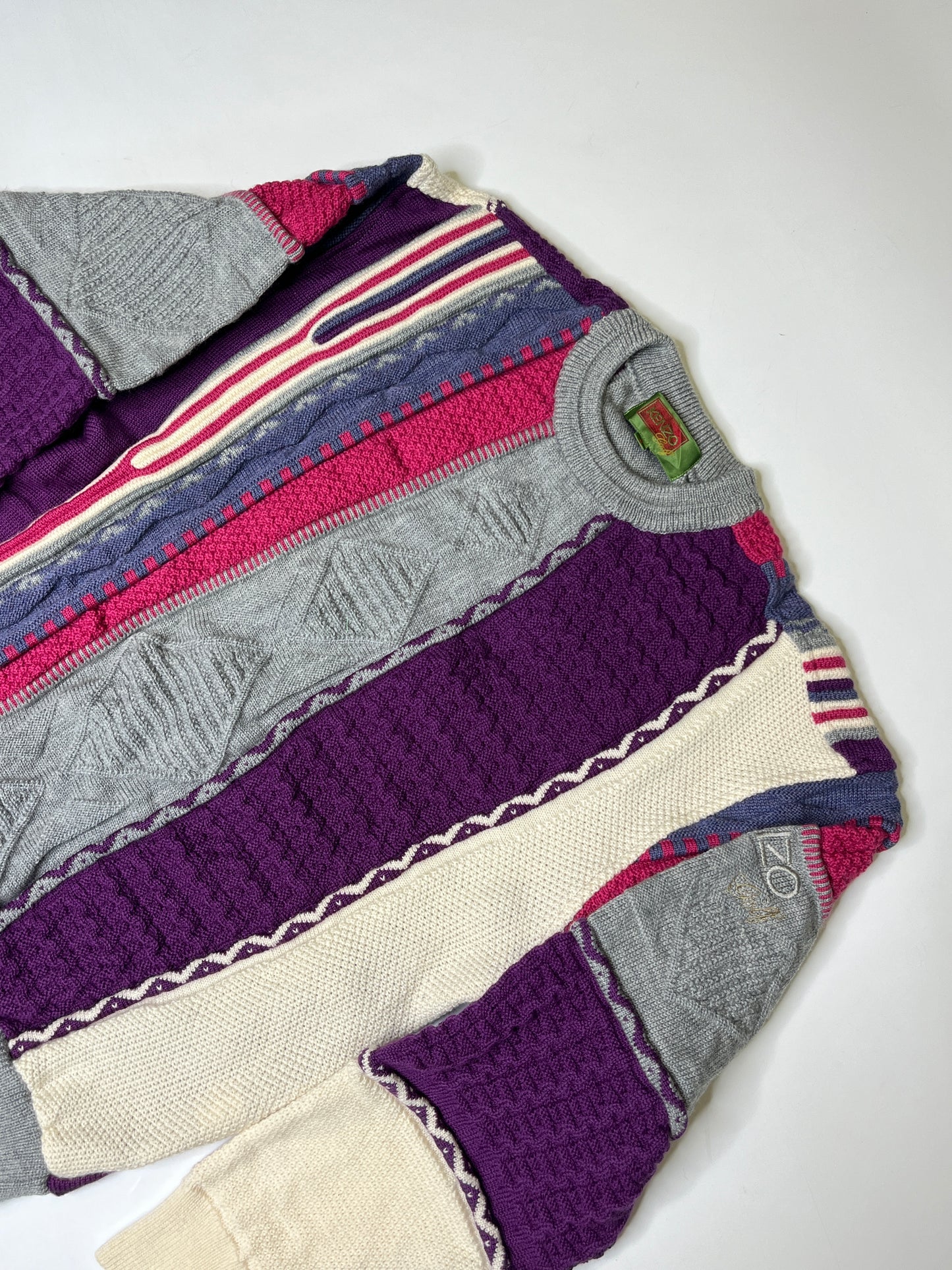 JAPANESE KENZO COOGI STYLE SWEATER (2, S)