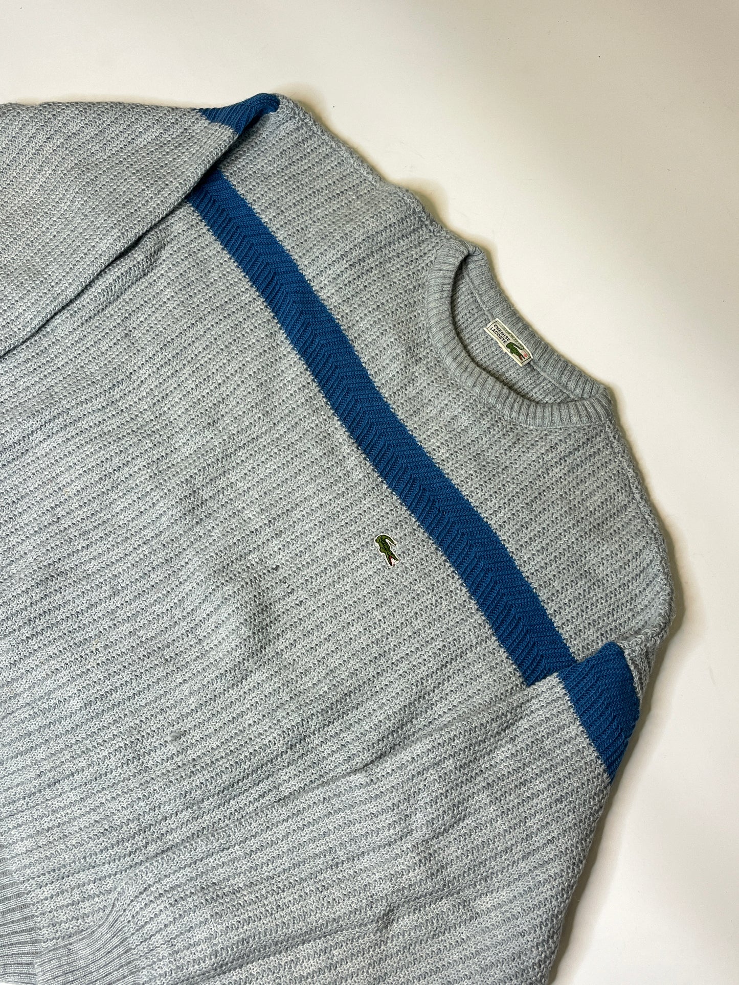 VINTAGE LACOSTE WOOL SWEATER (~XL)