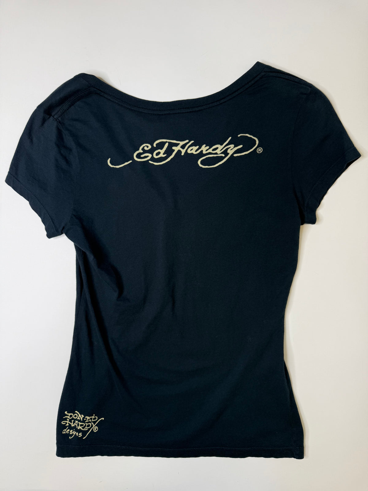 ED HARDY LIFE BEFORE HONOR TEE – NAVY (M)