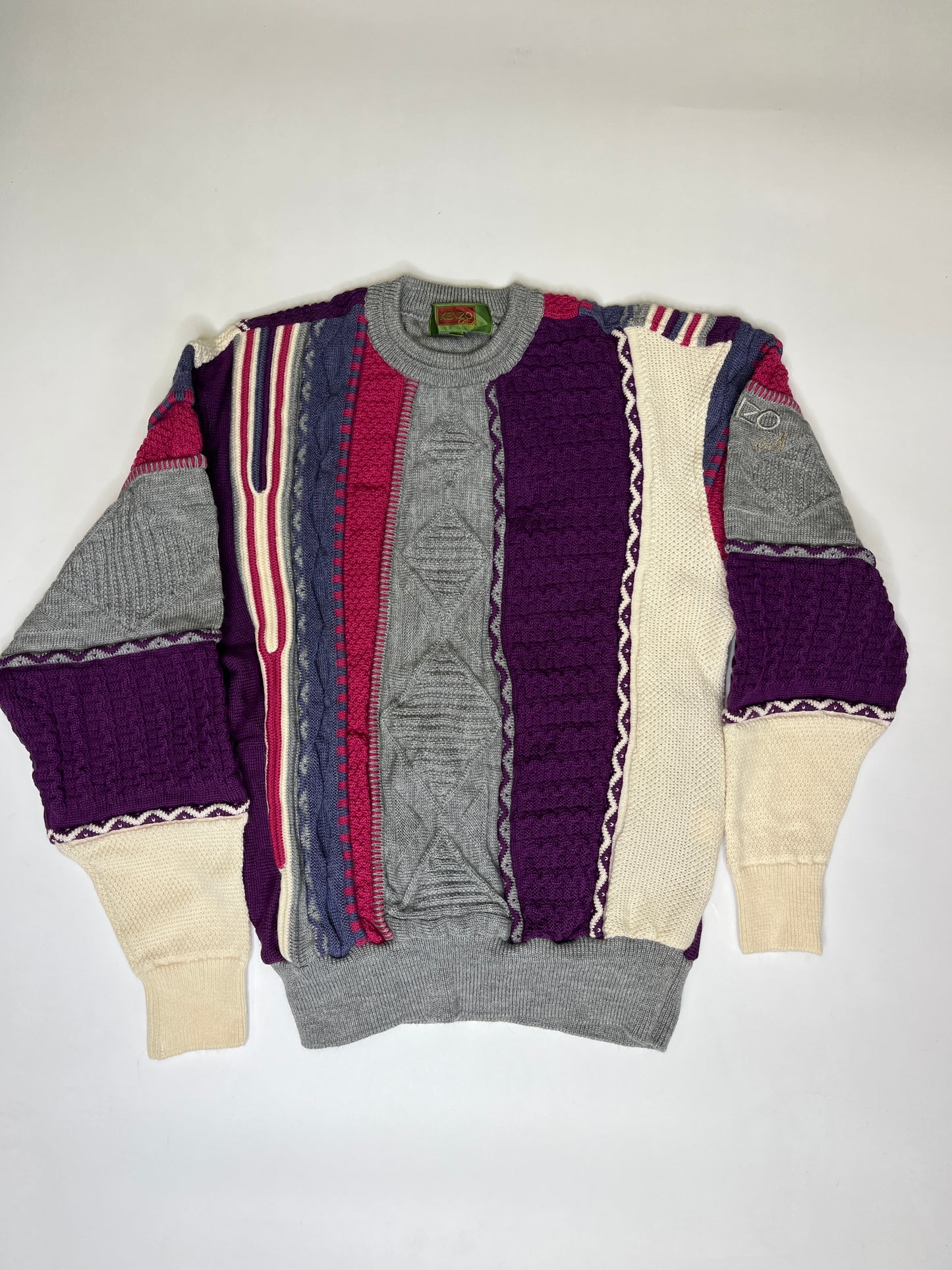 JAPANESE KENZO COOGI STYLE SWEATER (2, S)