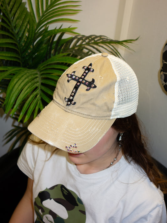 RHINESTONE CAP