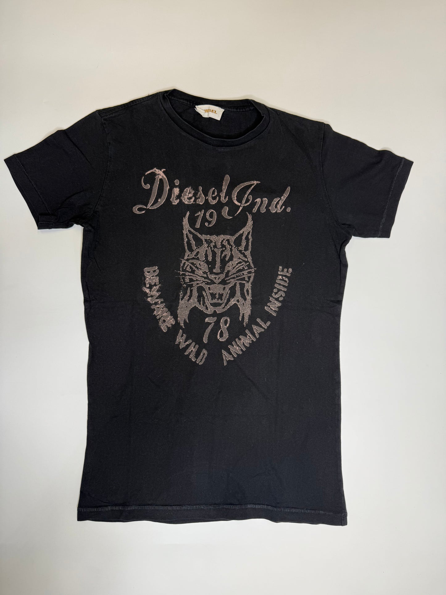 VINTAGE BLACK DIESEL SHIRT (-M)