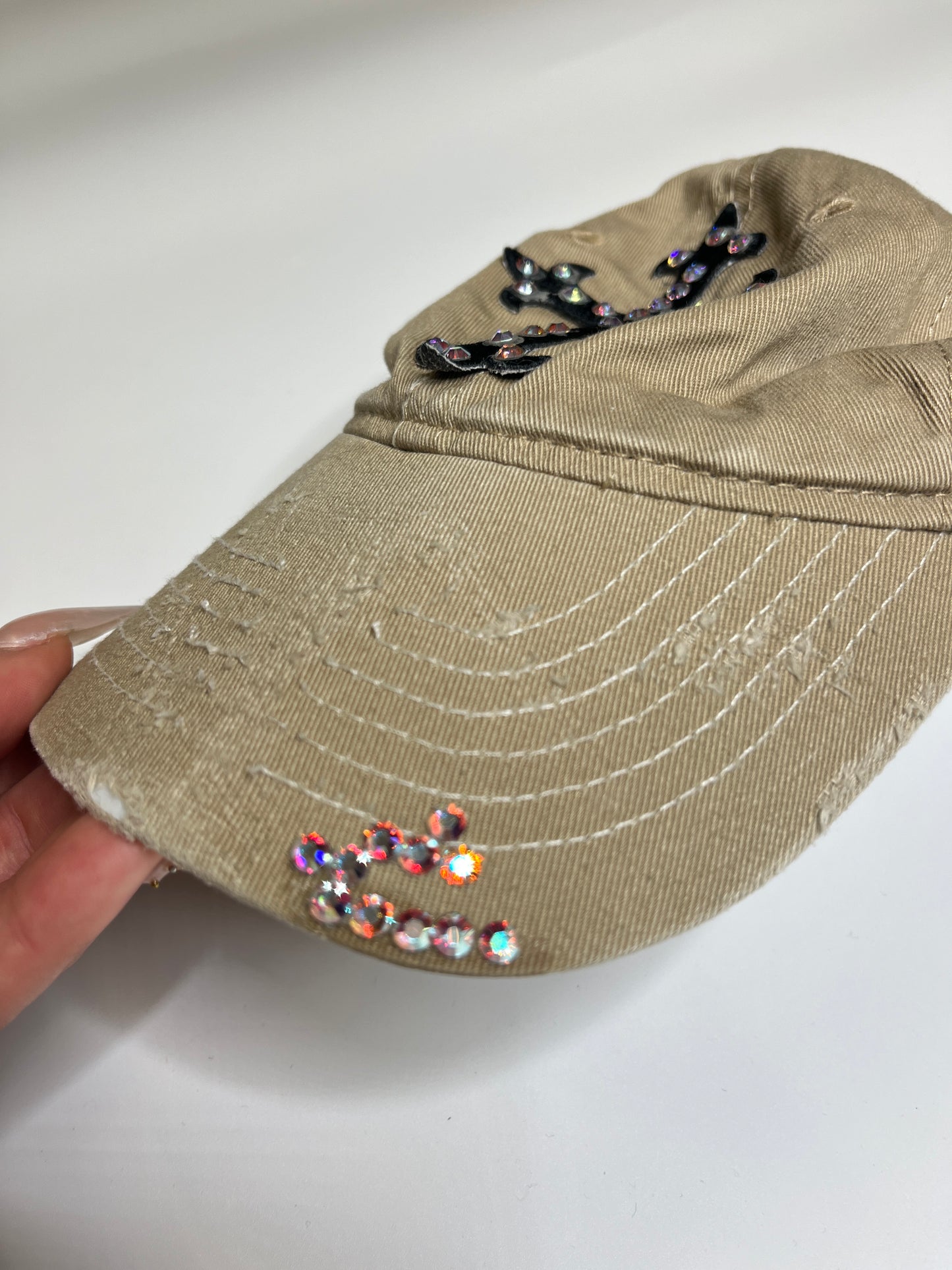 RHINESTONE CAP