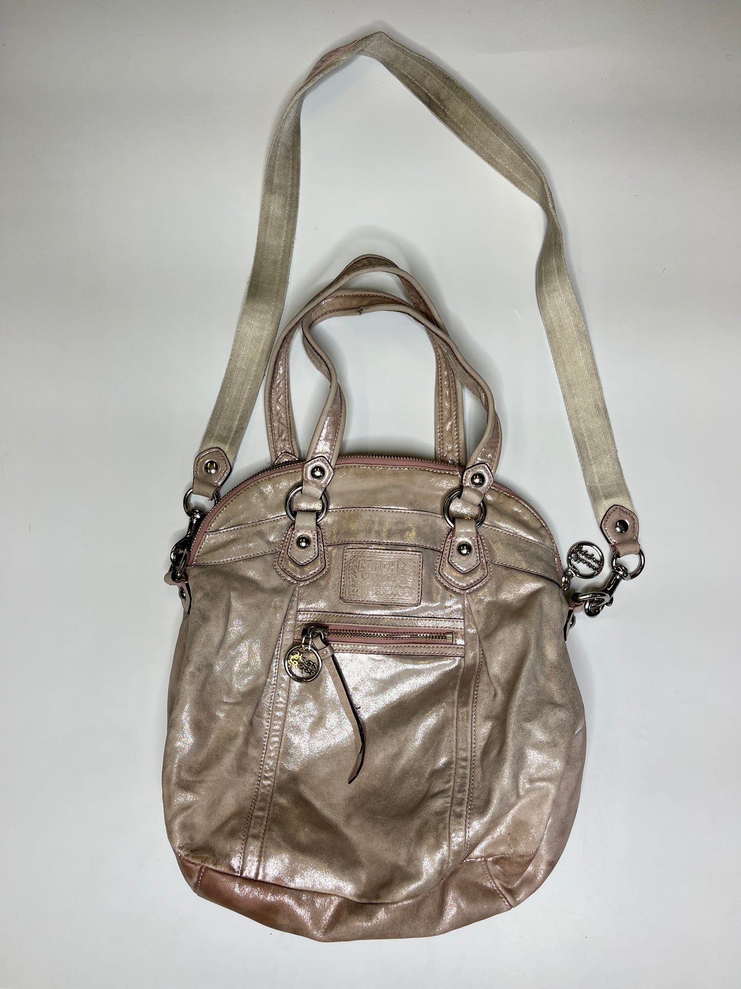 SHINY COACH PURSE