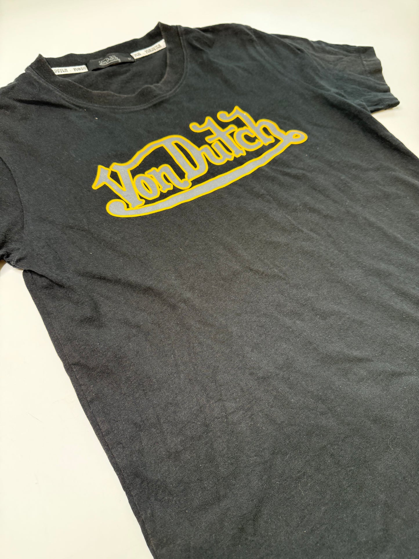 VON DUTCH VINTAGE LOGO T-SHIRT (M)