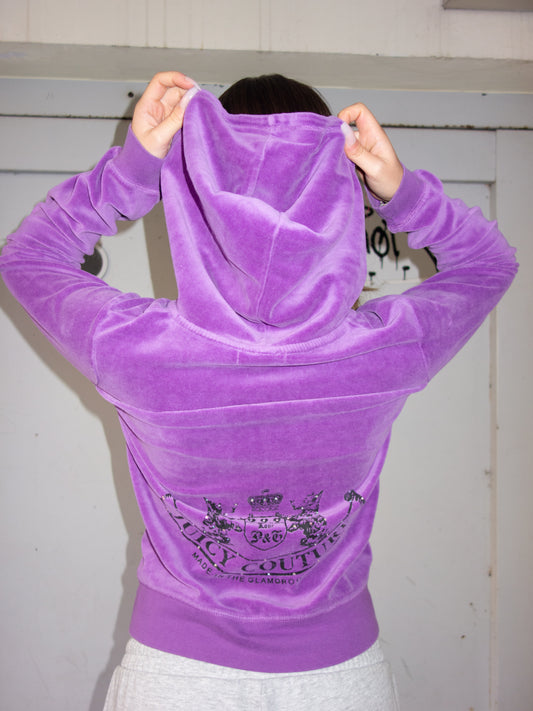 JUICY COUTURE ZIPPER PURPLE 2000s (M)