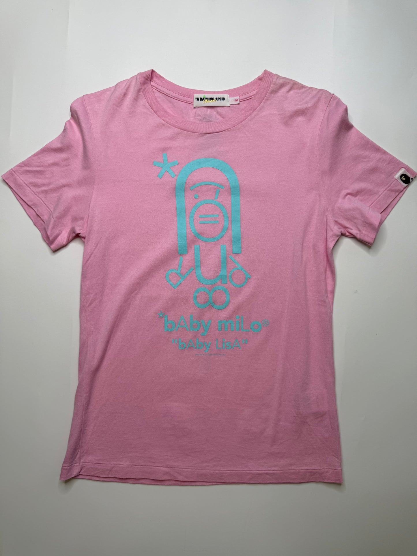 BAPE BABY MILO "BABY LISA" TEE – PINK (S)