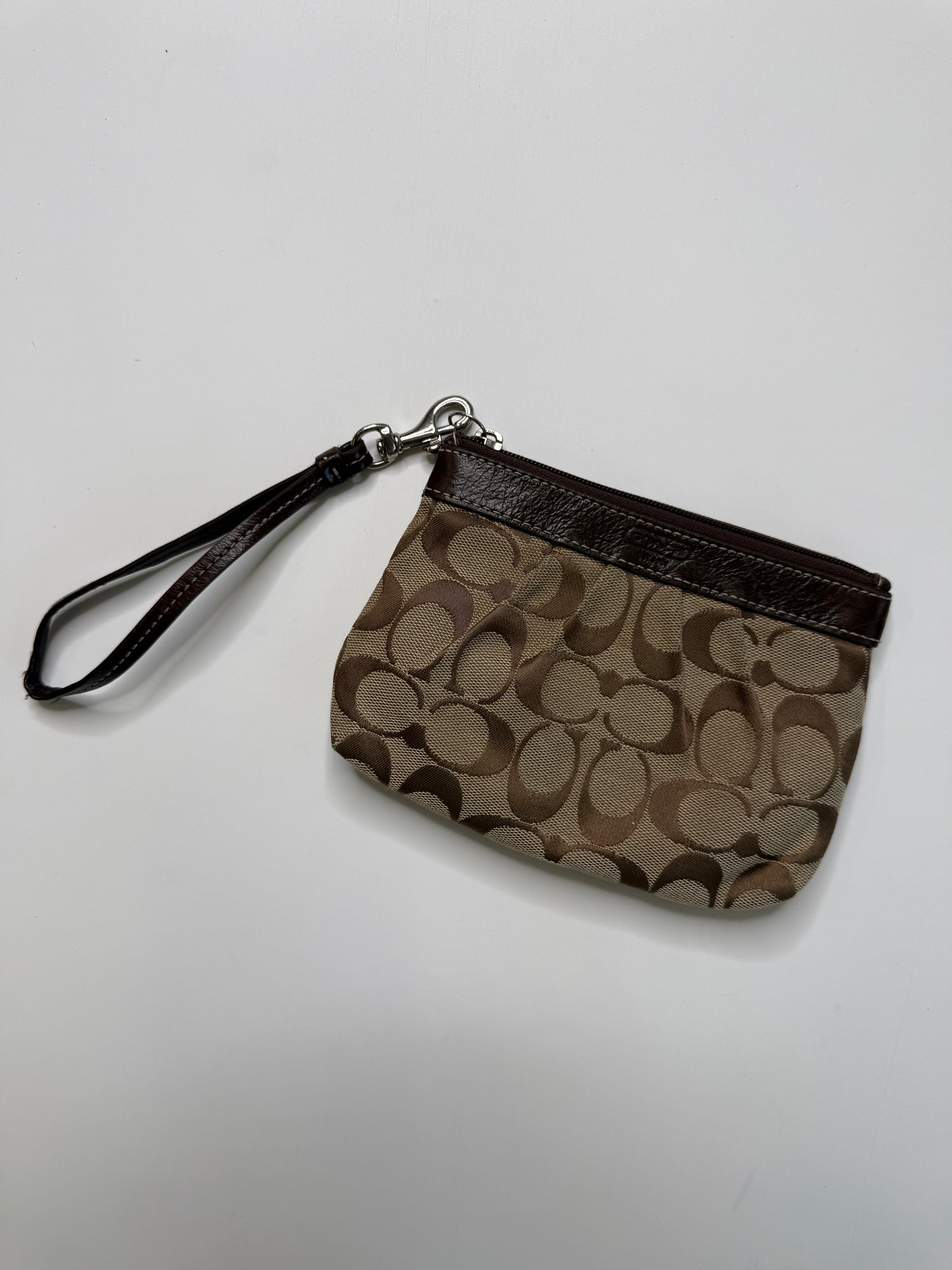 COACH VINTAGE MINI SIGNATURE WRISTLET