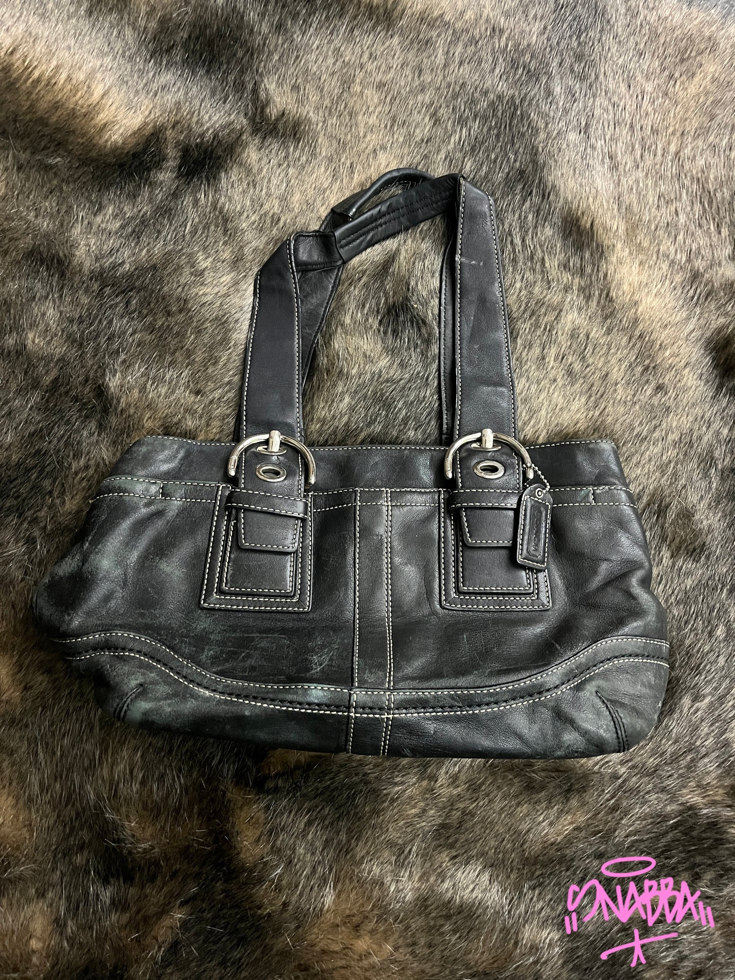 COACH BAG REAL LEATHER