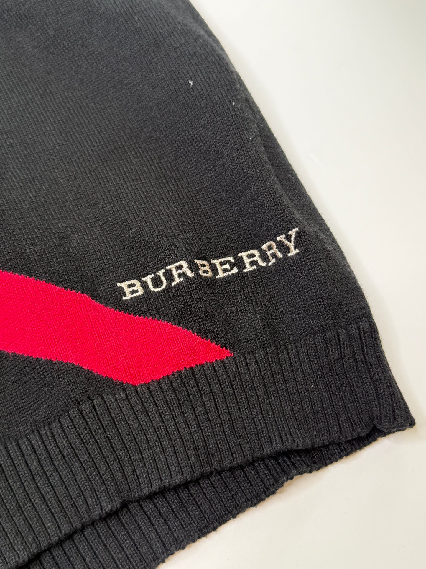 BURBERRY VINTAGE NOVA CHECK SLEEVELESS TURTLENECK SWEATER (S)