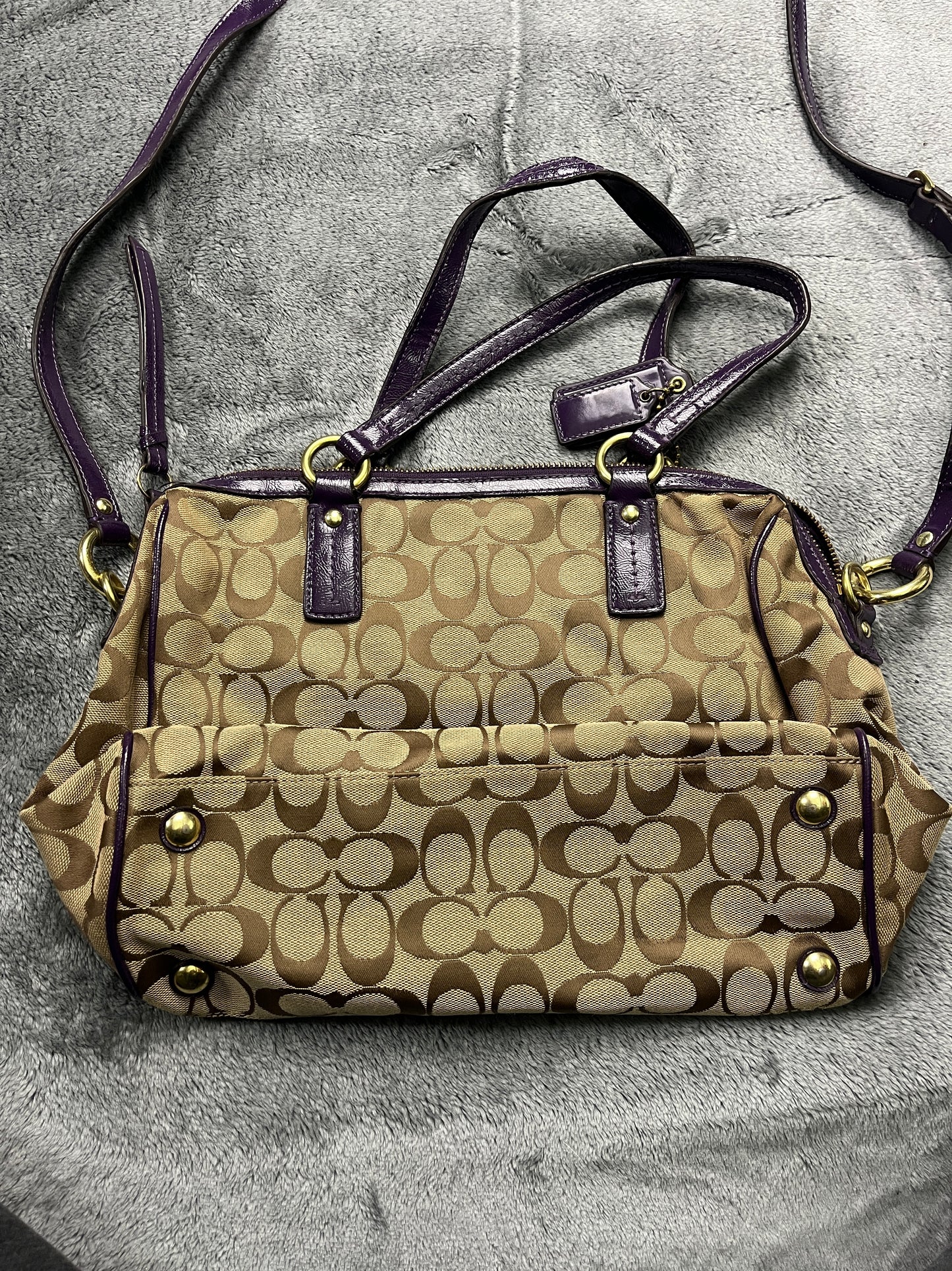 COACH BAG PURPLE